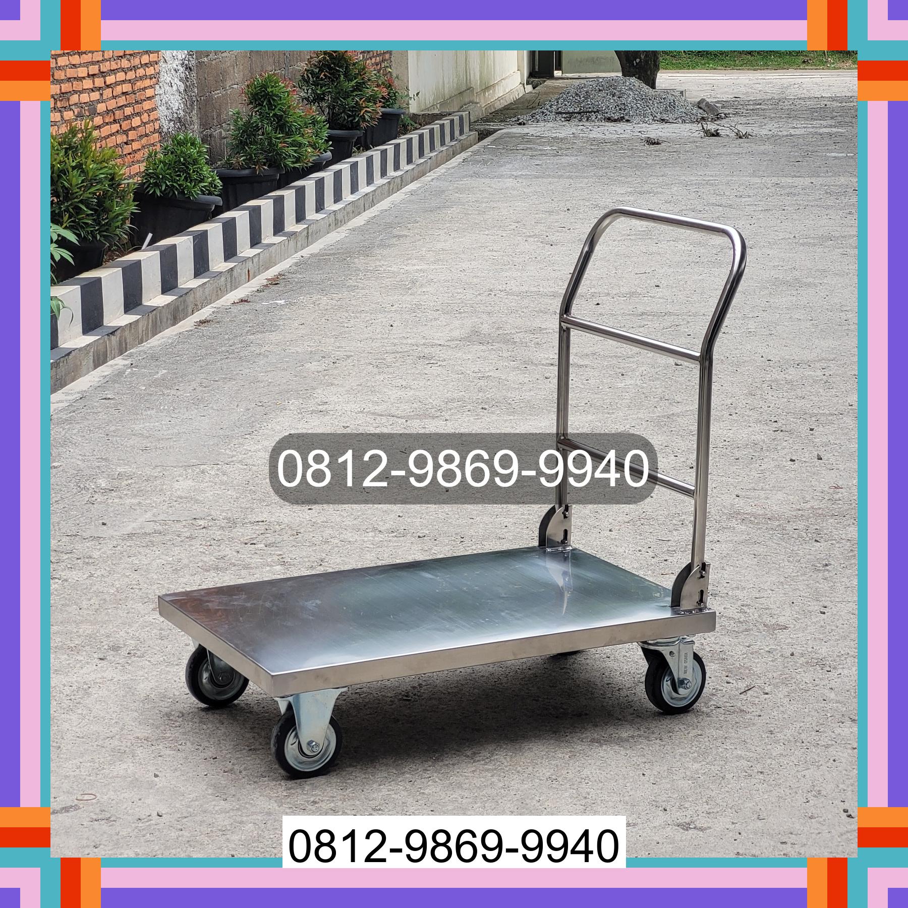 0812-9869-9940 Eksklusif, Jual Handtruck Hand Truck 500 kgg & 300 kg | Troli Barang | Troli lipat | Troli angkut Kolang