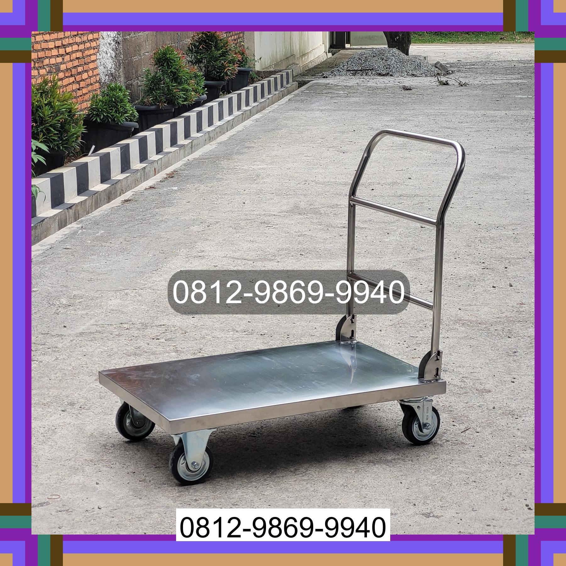 0812-9869-9940 Eksklusif, Jual Handtruck Hand Truck 500 kgg & 300 kg | Troli Barang | Troli lipat | Troli angkut Kota Kayu Agung