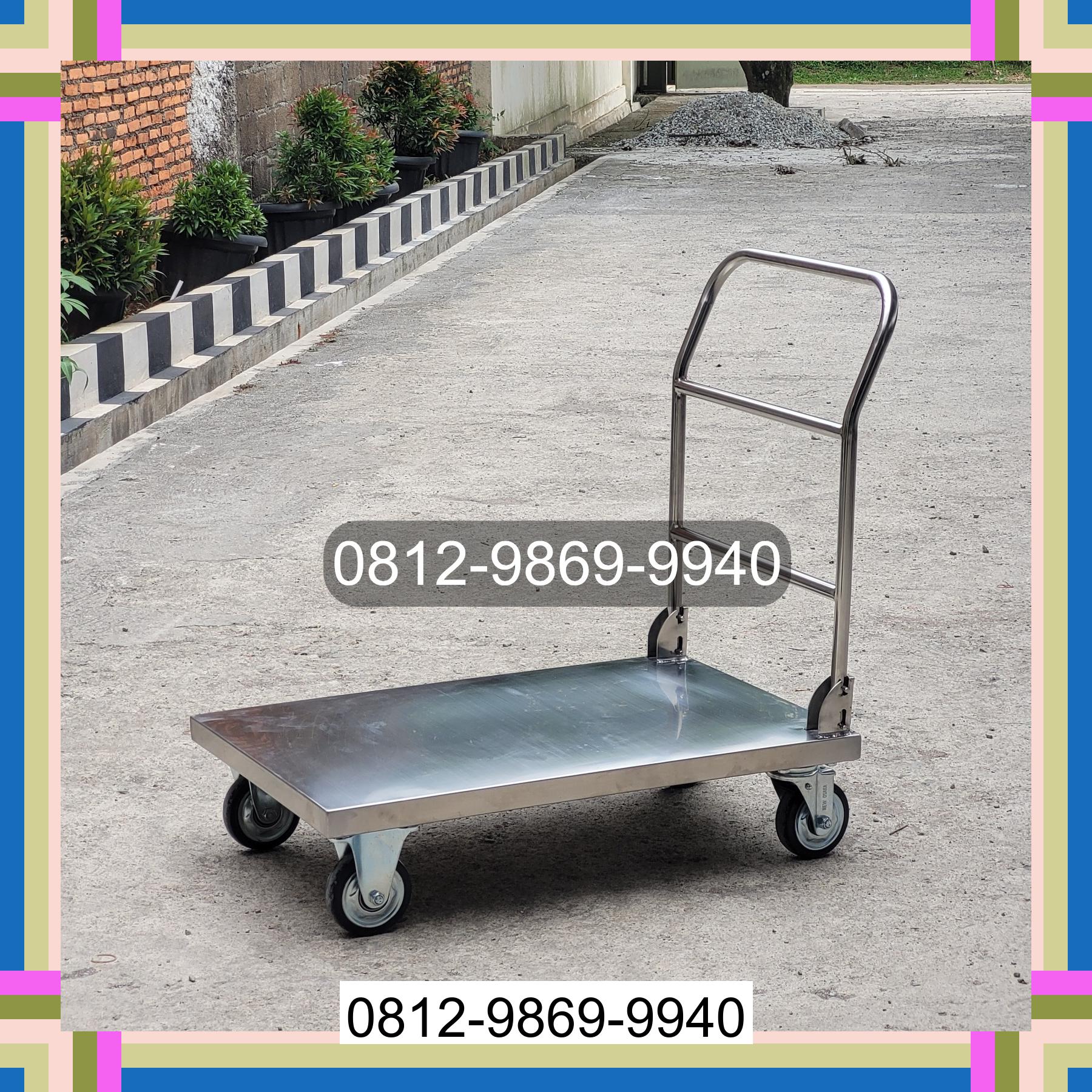 0812-9869-9940 Eksklusif, Jual Handtruck Hand Truck 500 kgg & 300 kg | Troli Barang | Troli lipat | Troli angkut Krueng Sabee