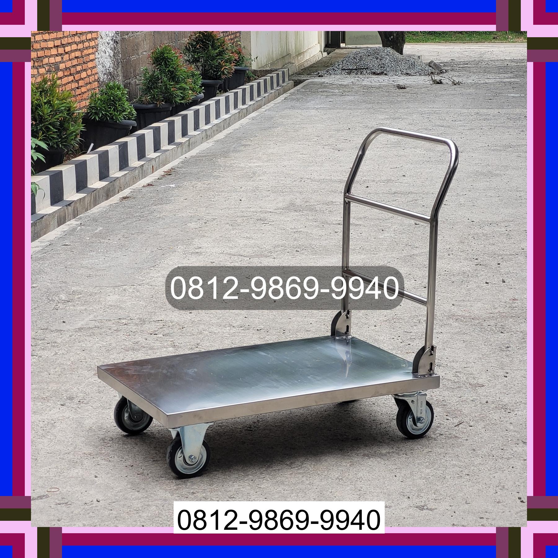0812-9869-9940 Eksklusif, Jual Handtruck Hand Truck 500 kgg & 300 kg | Troli Barang | Troli lipat | Troli angkut Kuta Buluh