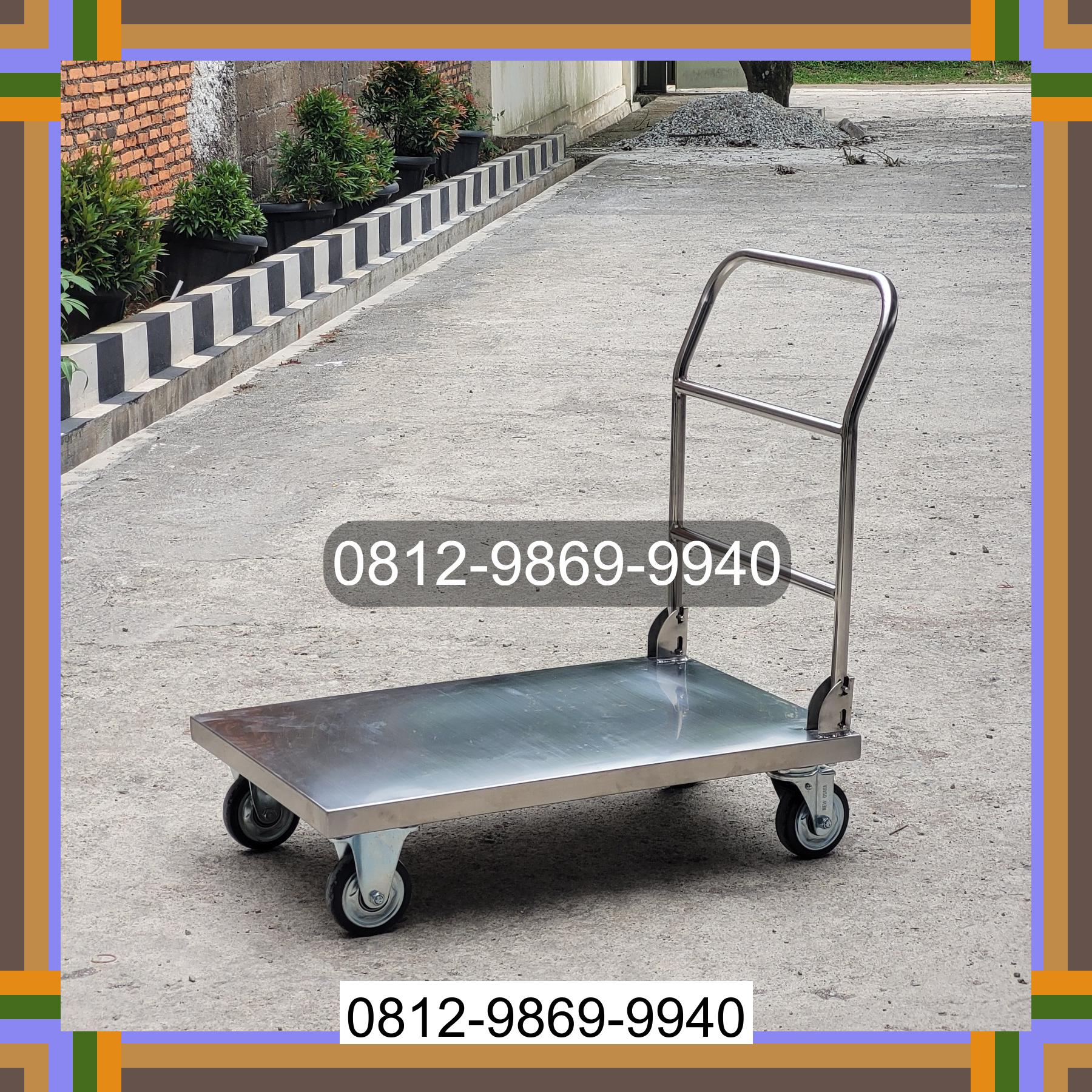 0812-9869-9940 Eksklusif, Jual Handtruck Hand Truck 500 kgg & 300 kg | Troli Barang | Troli lipat | Troli angkut Kutai Kartanegara