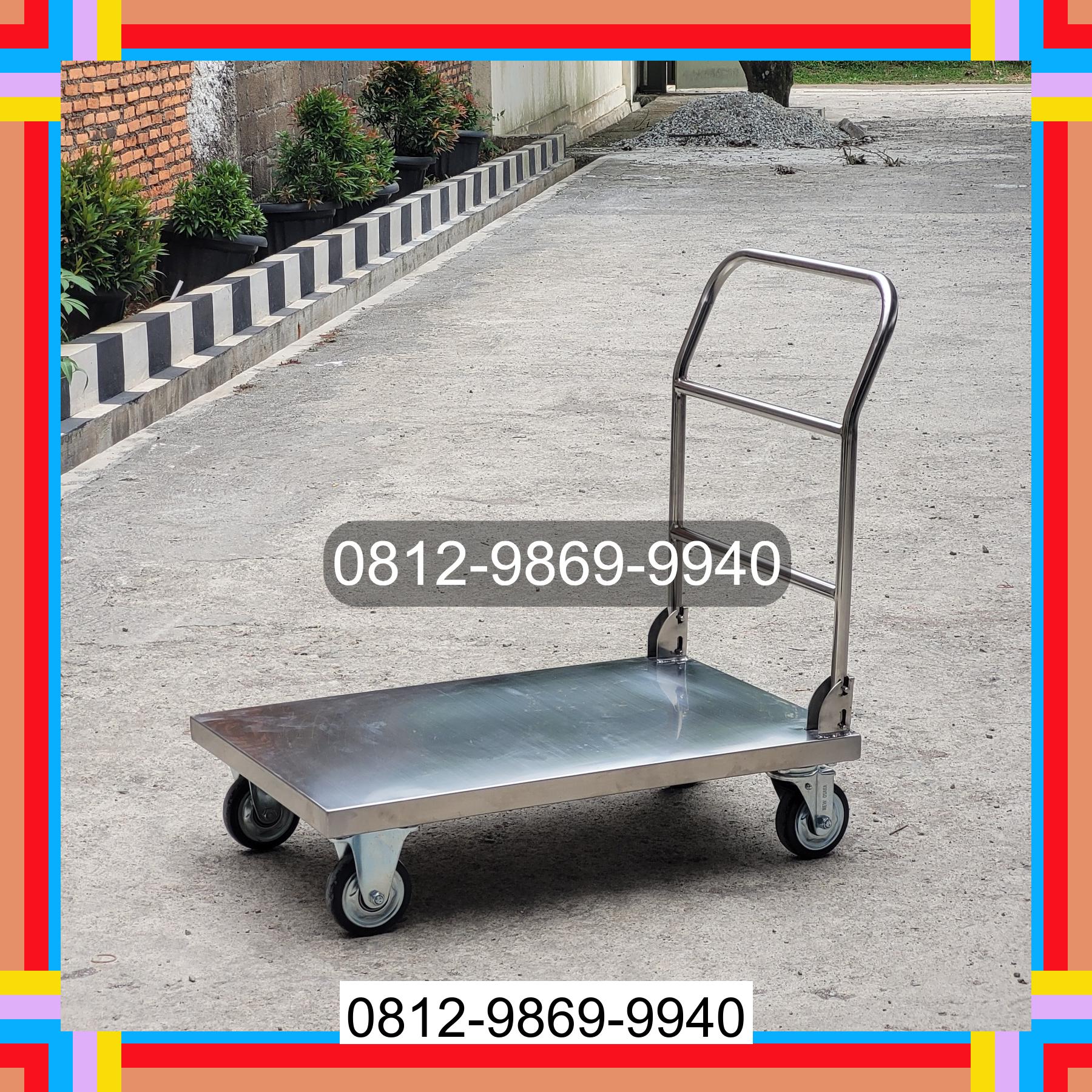 0812-9869-9940 Eksklusif, Jual Handtruck Hand Truck 500 kgg & 300 kg | Troli Barang | Troli lipat | Troli angkut Lahusa