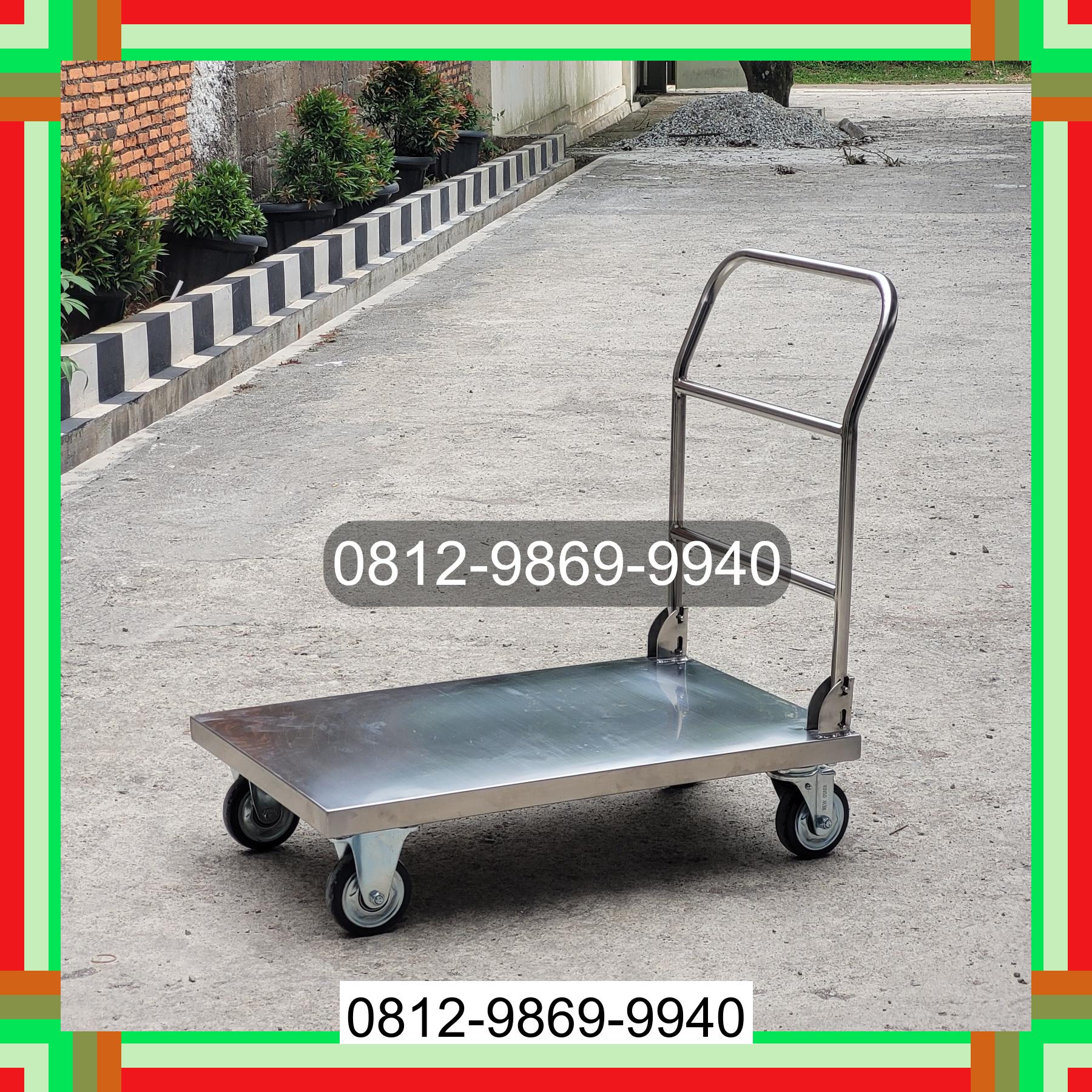 0812-9869-9940 Eksklusif, Jual Handtruck Hand Truck 500 kgg & 300 kg | Troli Barang | Troli lipat | Troli angkut Lampung Utara