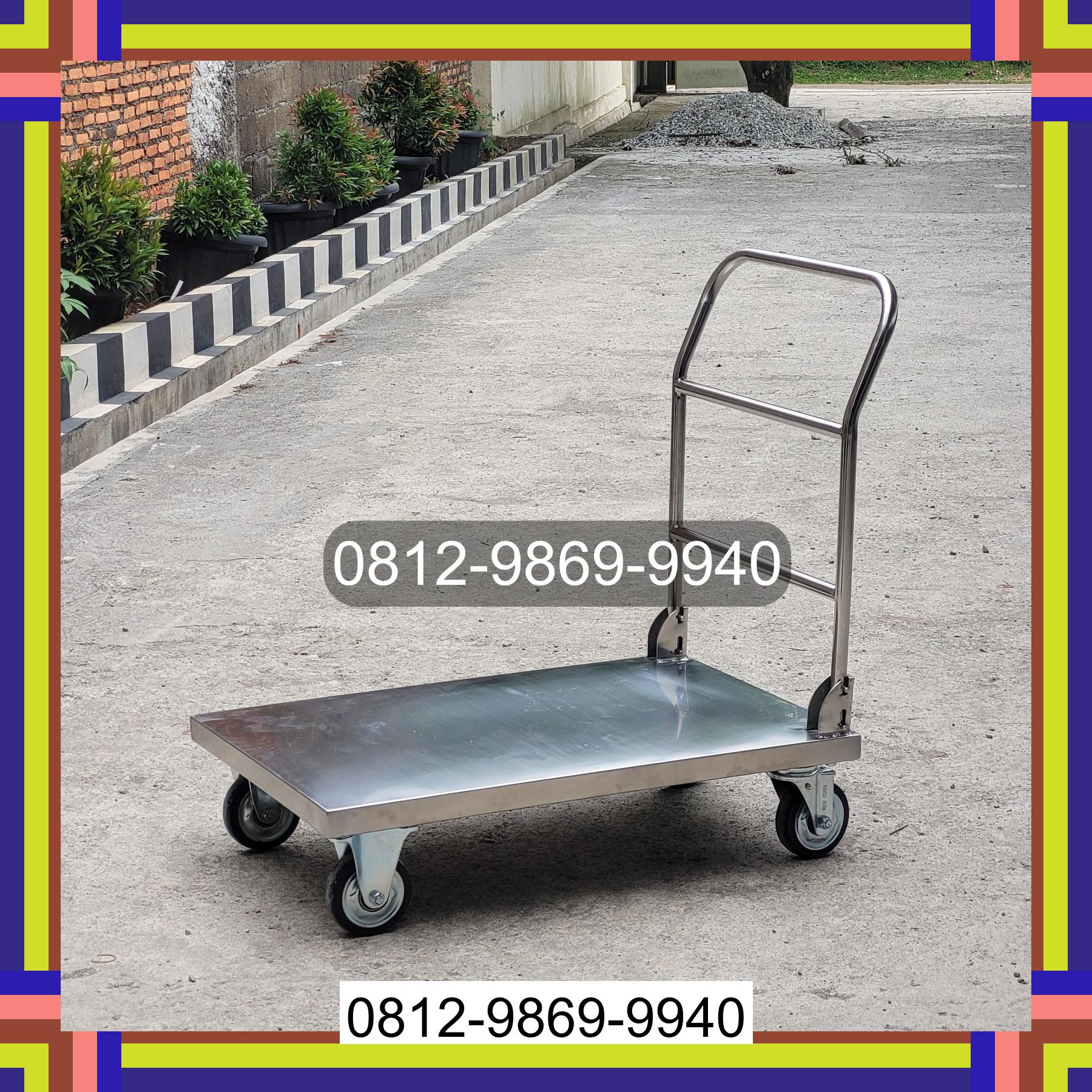 0812-9869-9940 Eksklusif, Jual Handtruck Hand Truck 500 kgg & 300 kg | Troli Barang | Troli lipat | Troli angkut Landono