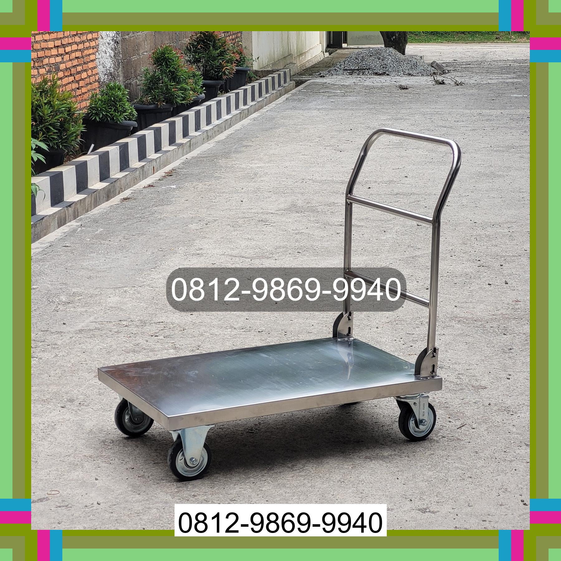 0812-9869-9940 Eksklusif, Jual Handtruck Hand Truck 500 kgg & 300 kg | Troli Barang | Troli lipat | Troli angkut Lawe Sumur