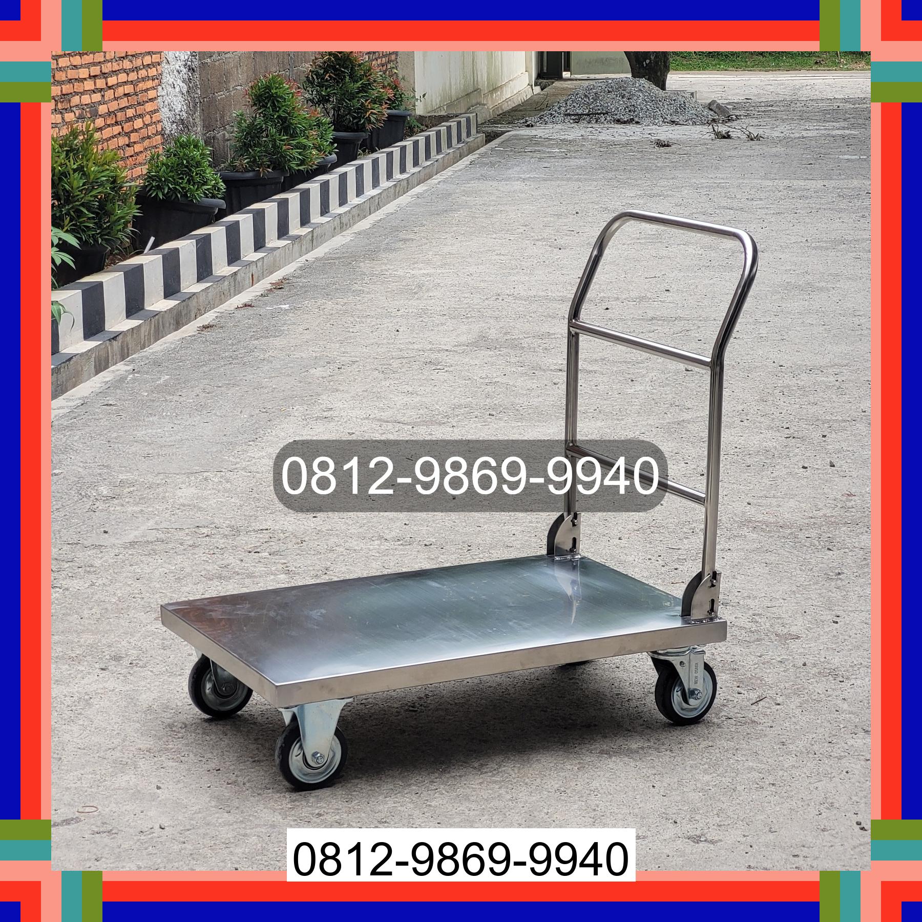 0812-9869-9940 Eksklusif, Jual Handtruck Hand Truck 500 kgg & 300 kg | Troli Barang | Troli lipat | Troli angkut Lembata