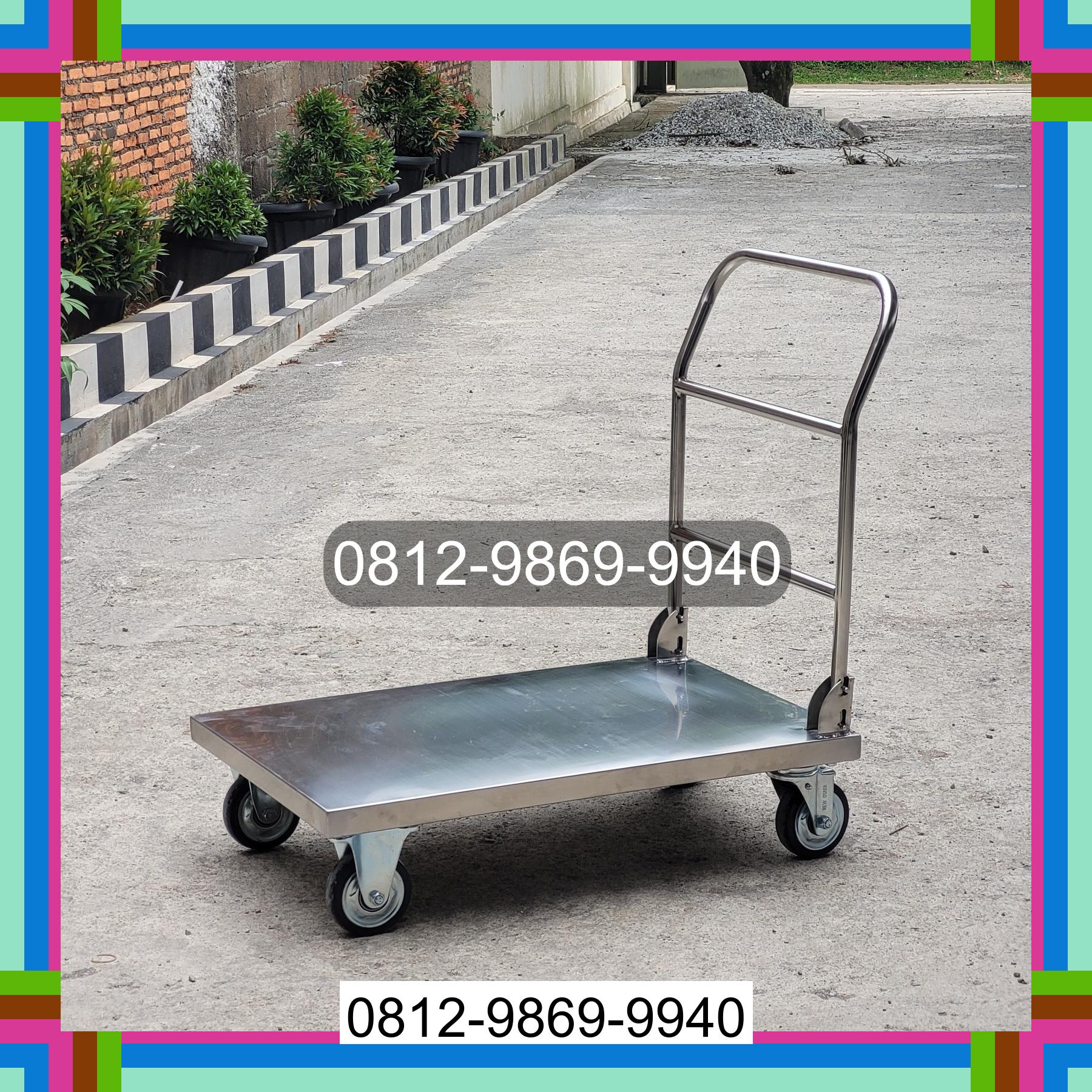 0812-9869-9940 Eksklusif, Jual Handtruck Hand Truck 500 kgg & 300 kg | Troli Barang | Troli lipat | Troli angkut Lhokseumawe
