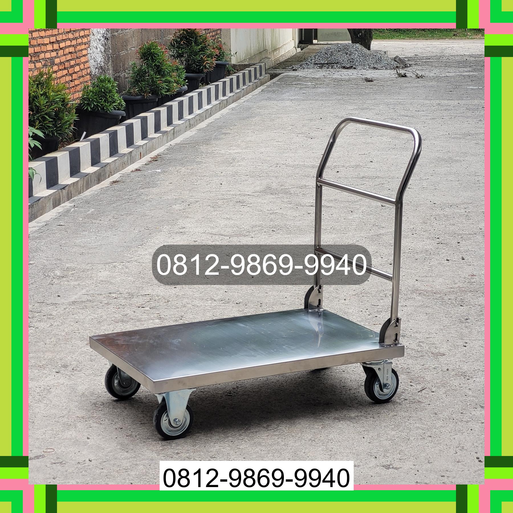 0812-9869-9940 Eksklusif, Jual Handtruck Hand Truck 500 kgg & 300 kg | Troli Barang | Troli lipat | Troli angkut Lubuk Barumun