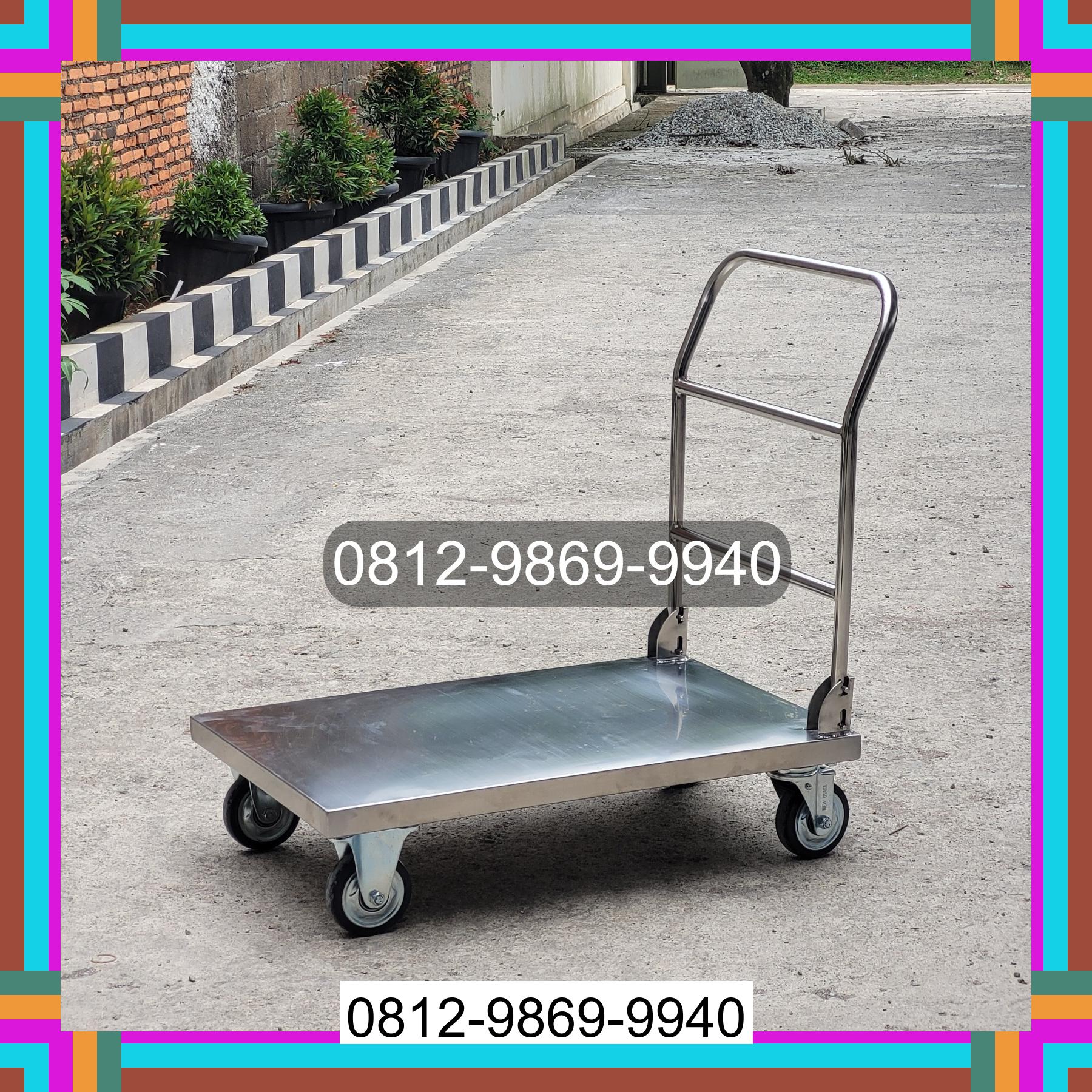 0812-9869-9940 Eksklusif, Jual Handtruck Hand Truck 500 kgg & 300 kg | Troli Barang | Troli lipat | Troli angkut Lubuk Linggau Timur I