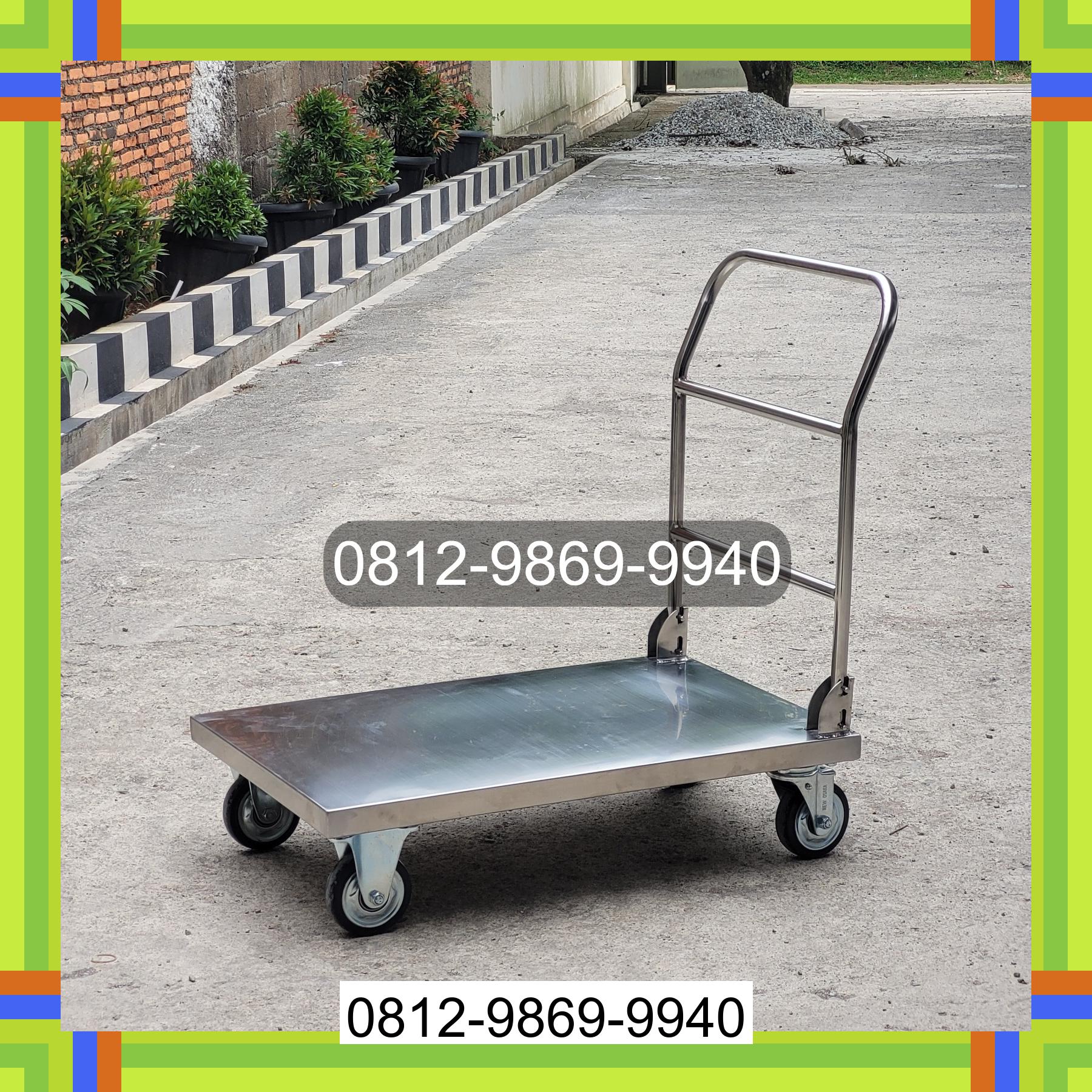 0812-9869-9940 Eksklusif, Jual Handtruck Hand Truck 500 kgg & 300 kg | Troli Barang | Troli lipat | Troli angkut Lubuk Pakam