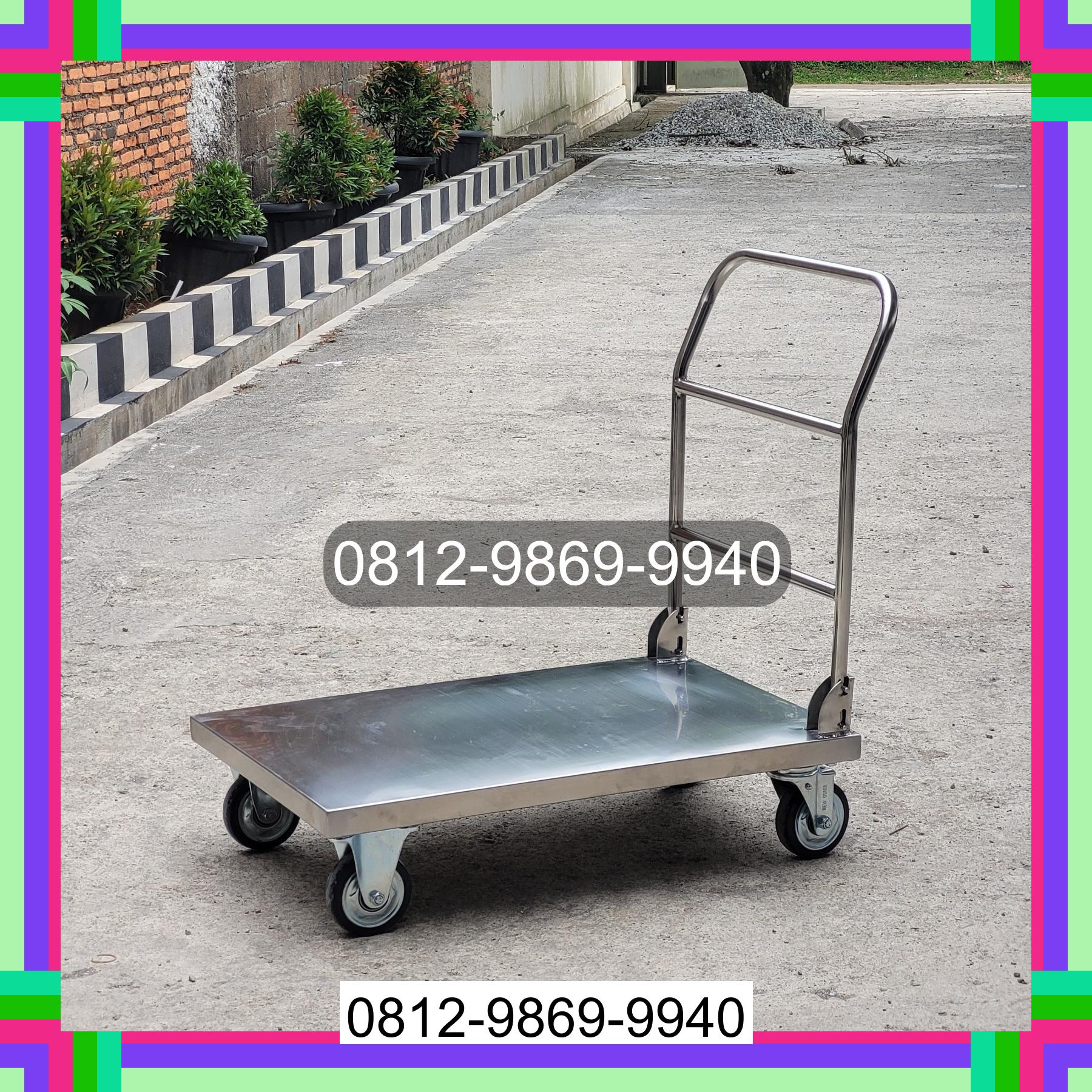 0812-9869-9940 Eksklusif, Jual Handtruck Hand Truck 500 kgg & 300 kg | Troli Barang | Troli lipat | Troli angkut Madang Suku Iii