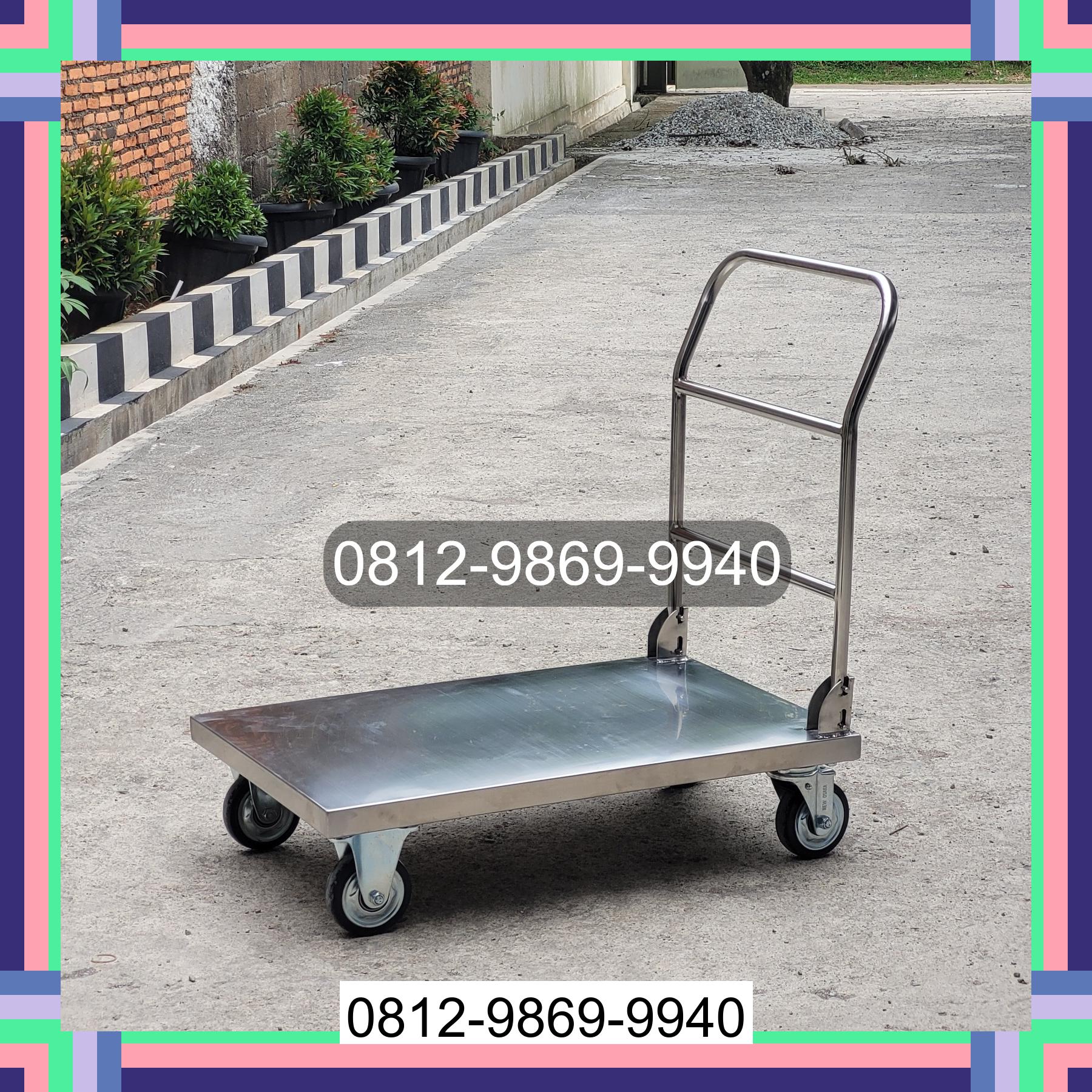 0812-9869-9940 Eksklusif, Jual Handtruck Hand Truck 500 kgg & 300 kg | Troli Barang | Troli lipat | Troli angkut Mallusetasi
