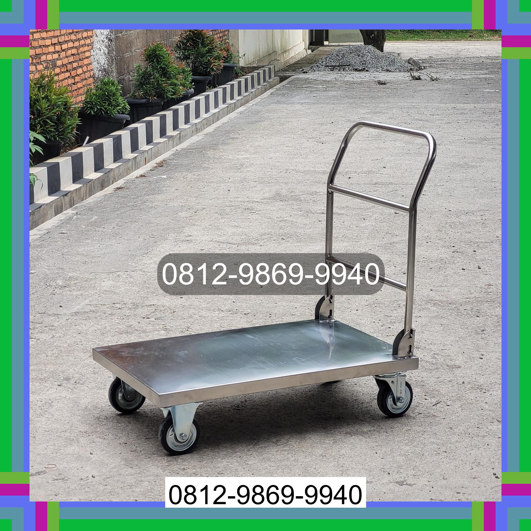 0812-9869-9940 Eksklusif, Jual Handtruck Hand Truck 500 kgg & 300 kg | Troli Barang | Troli lipat | Troli angkut Mandai