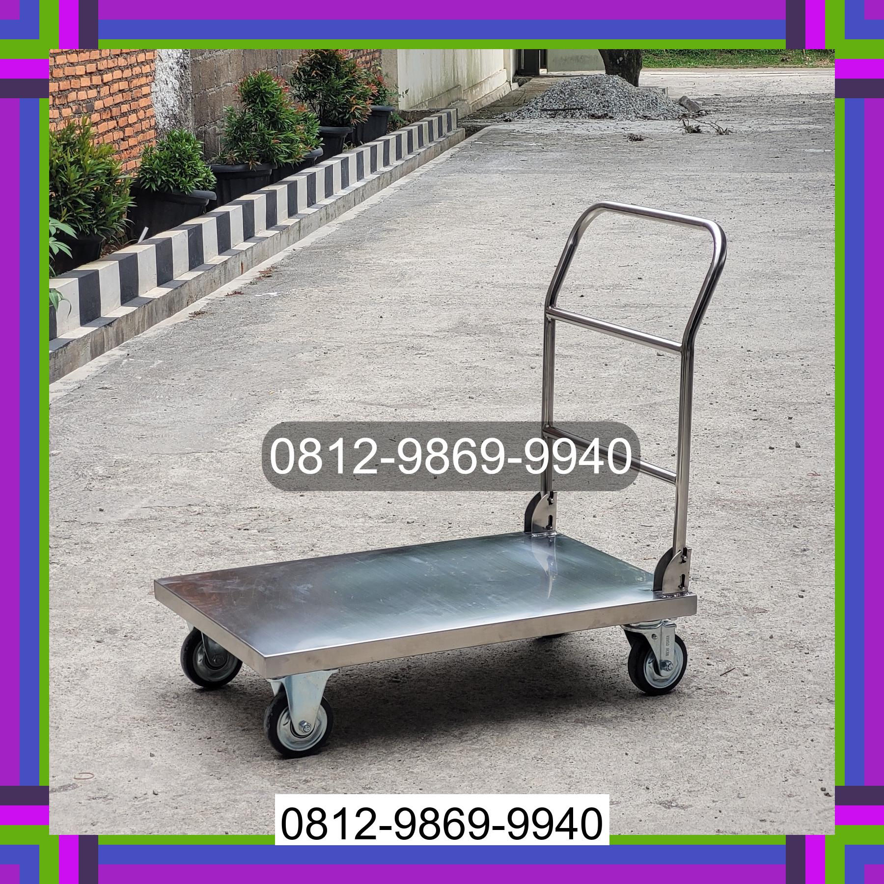 0812-9869-9940 Eksklusif, Jual Handtruck Hand Truck 500 kgg & 300 kg | Troli Barang | Troli lipat | Troli angkut Manggarai Timur