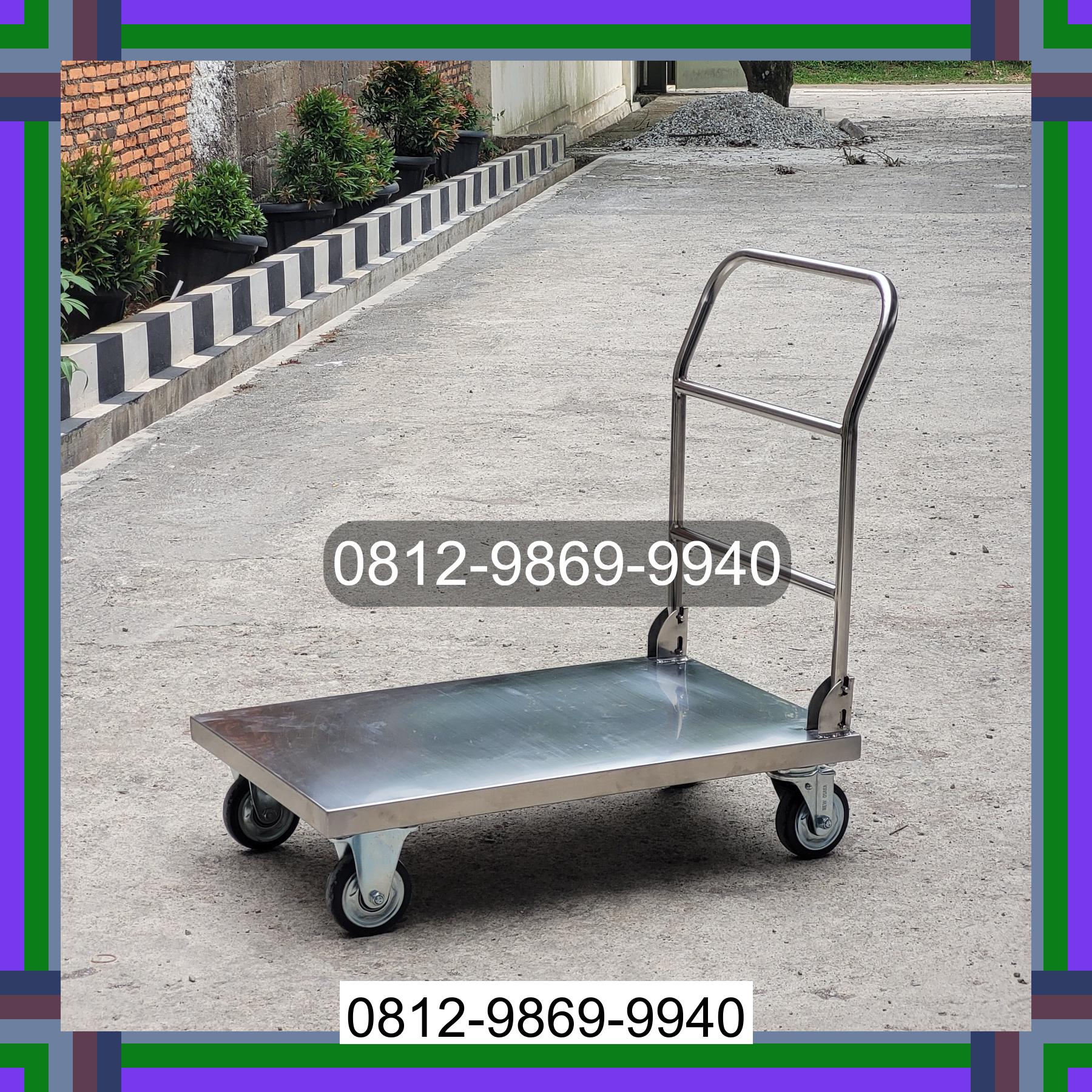 0812-9869-9940 Eksklusif, Jual Handtruck Hand Truck 500 kgg & 300 kg | Troli Barang | Troli lipat | Troli angkut Matangkuli
