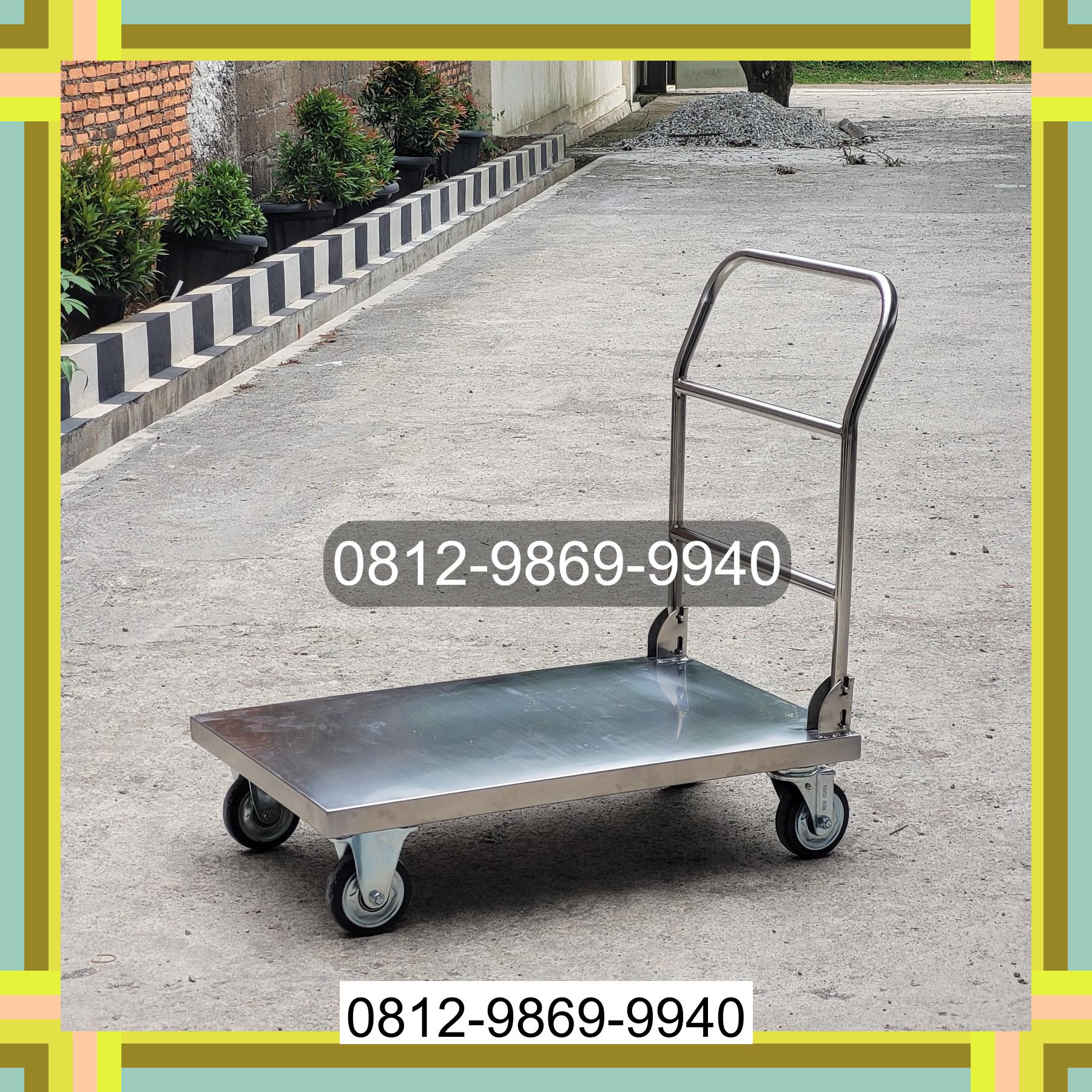 0812-9869-9940 Eksklusif, Jual Handtruck Hand Truck 500 kgg & 300 kg | Troli Barang | Troli lipat | Troli angkut Medan Deli