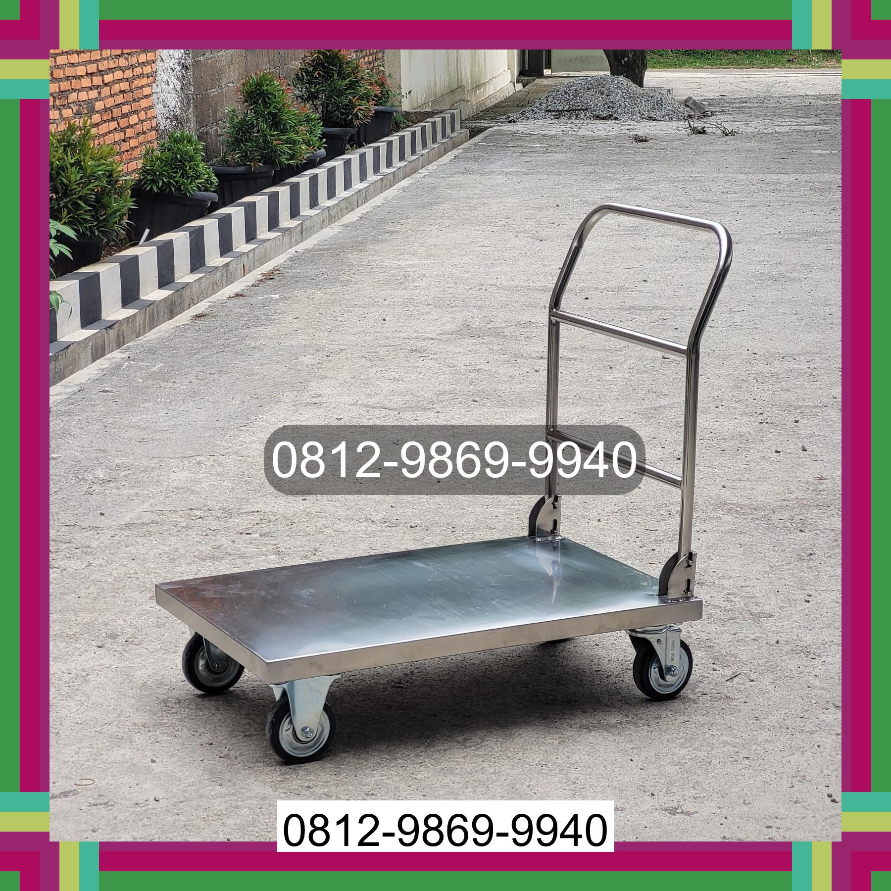 0812-9869-9940 Eksklusif, Jual Handtruck Hand Truck 500 kgg & 300 kg | Troli Barang | Troli lipat | Troli angkut Medan Tuntungan