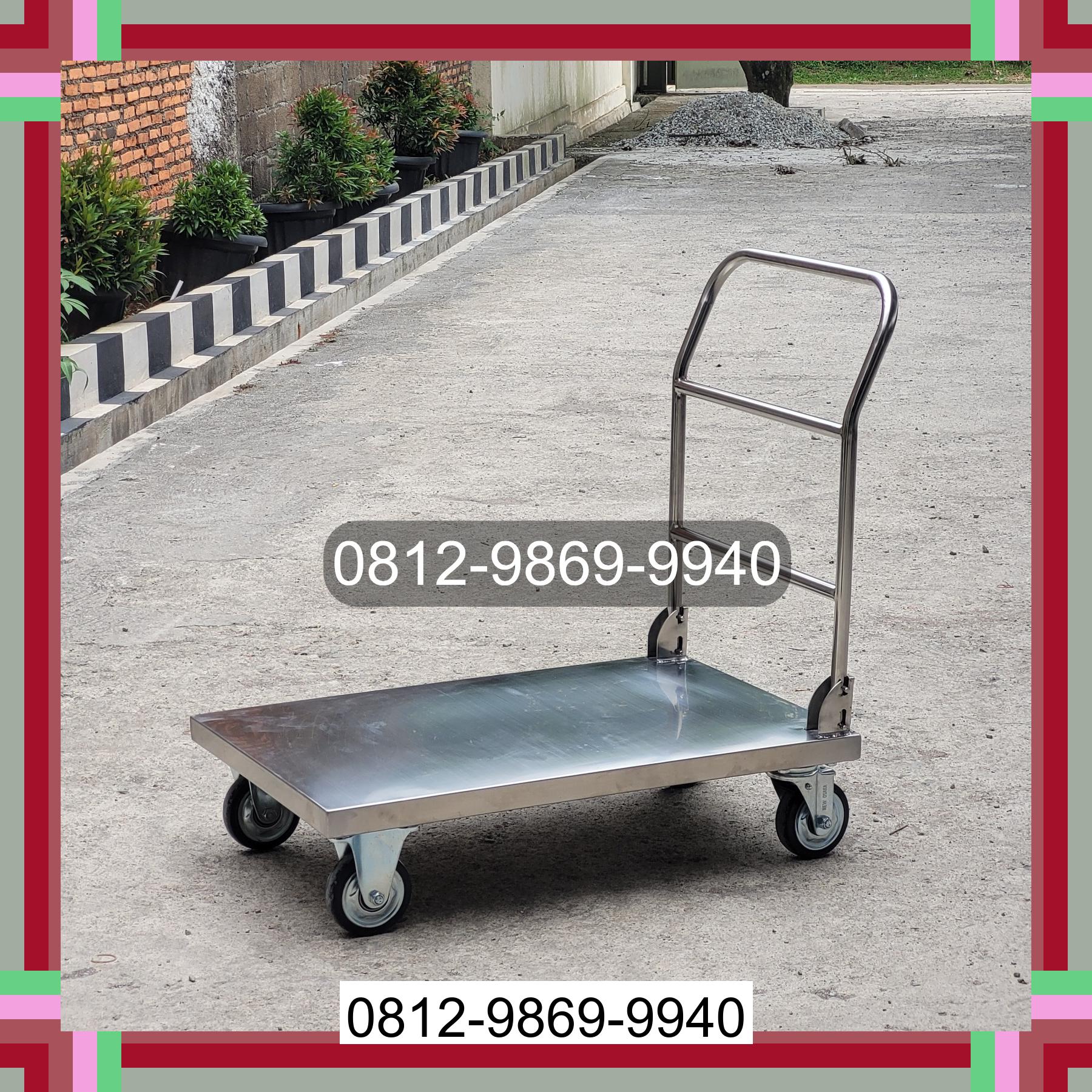 0812-9869-9940 Eksklusif, Jual Handtruck Hand Truck 500 kgg & 300 kg | Troli Barang | Troli lipat | Troli angkut Mentawa Baru|Ketapang