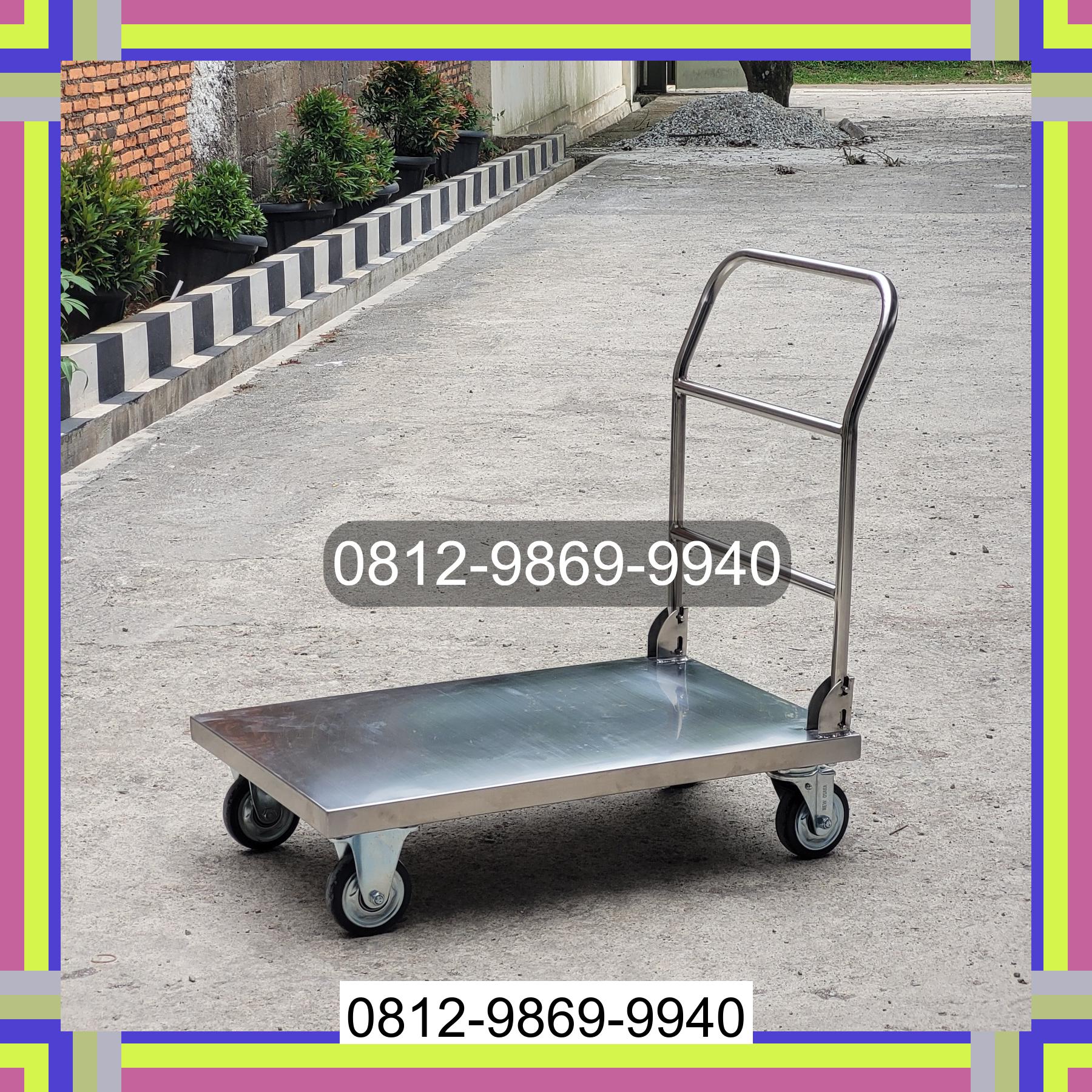0812-9869-9940 Eksklusif, Jual Handtruck Hand Truck 500 kgg & 300 kg | Troli Barang | Troli lipat | Troli angkut Merapi Selatan