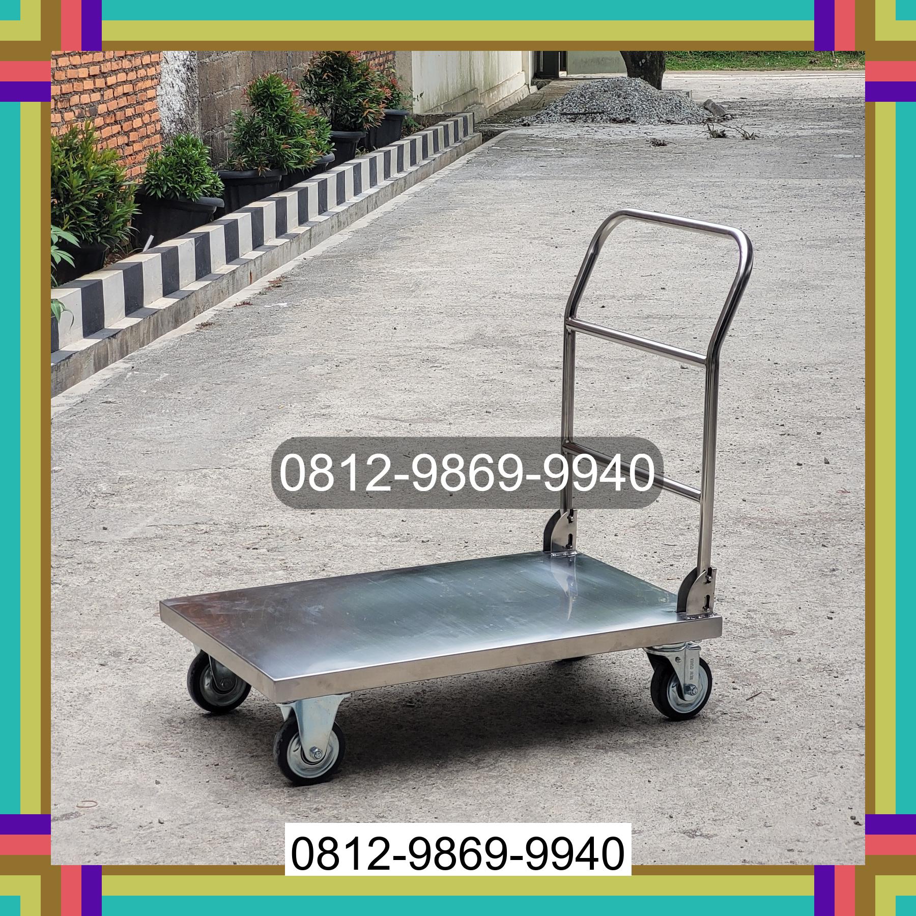 0812-9869-9940 Eksklusif, Jual Handtruck Hand Truck 500 kgg & 300 kg | Troli Barang | Troli lipat | Troli angkut Muara Batang Gadis