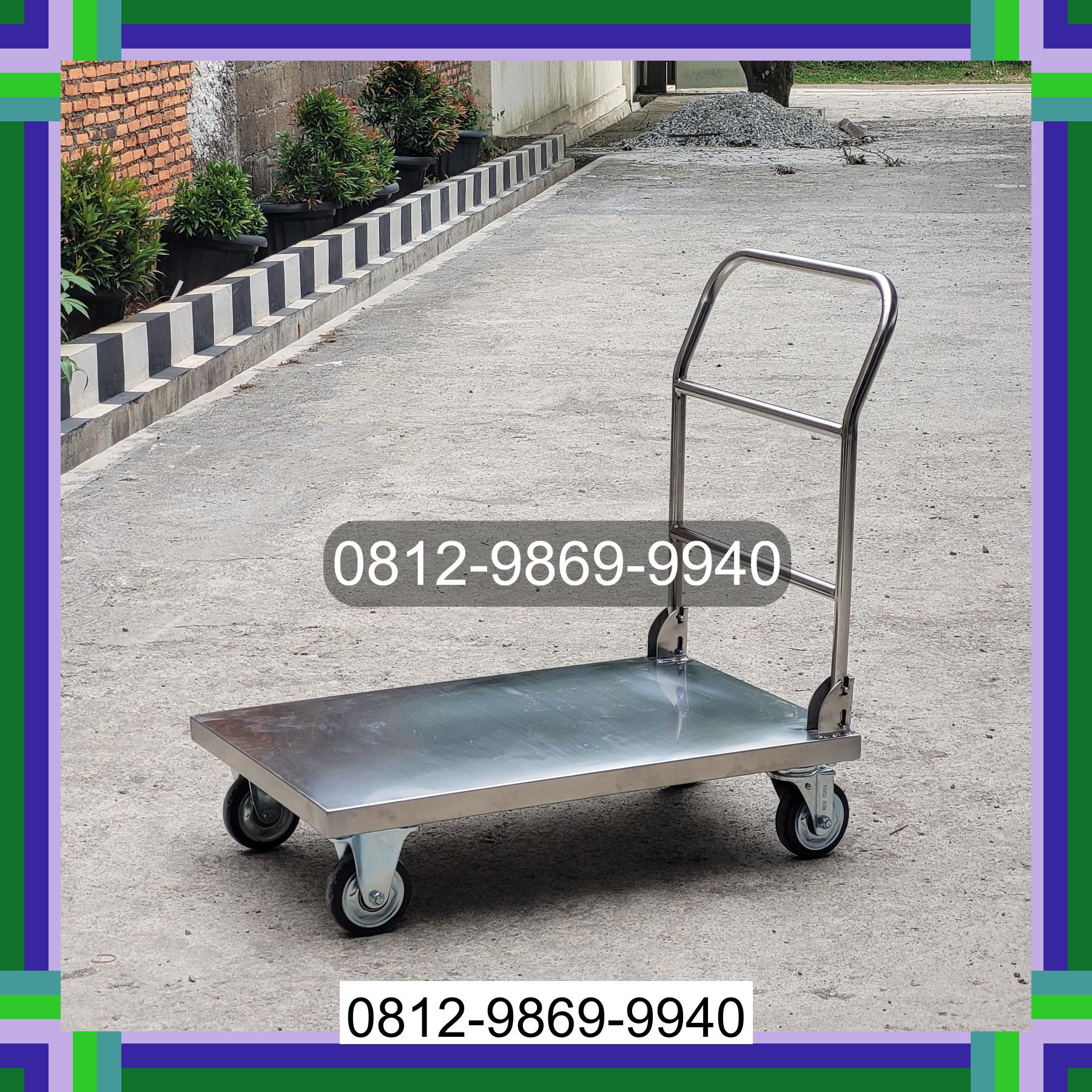 0812-9869-9940 Eksklusif, Jual Handtruck Hand Truck 500 kgg & 300 kg | Troli Barang | Troli lipat | Troli angkut Muaradua