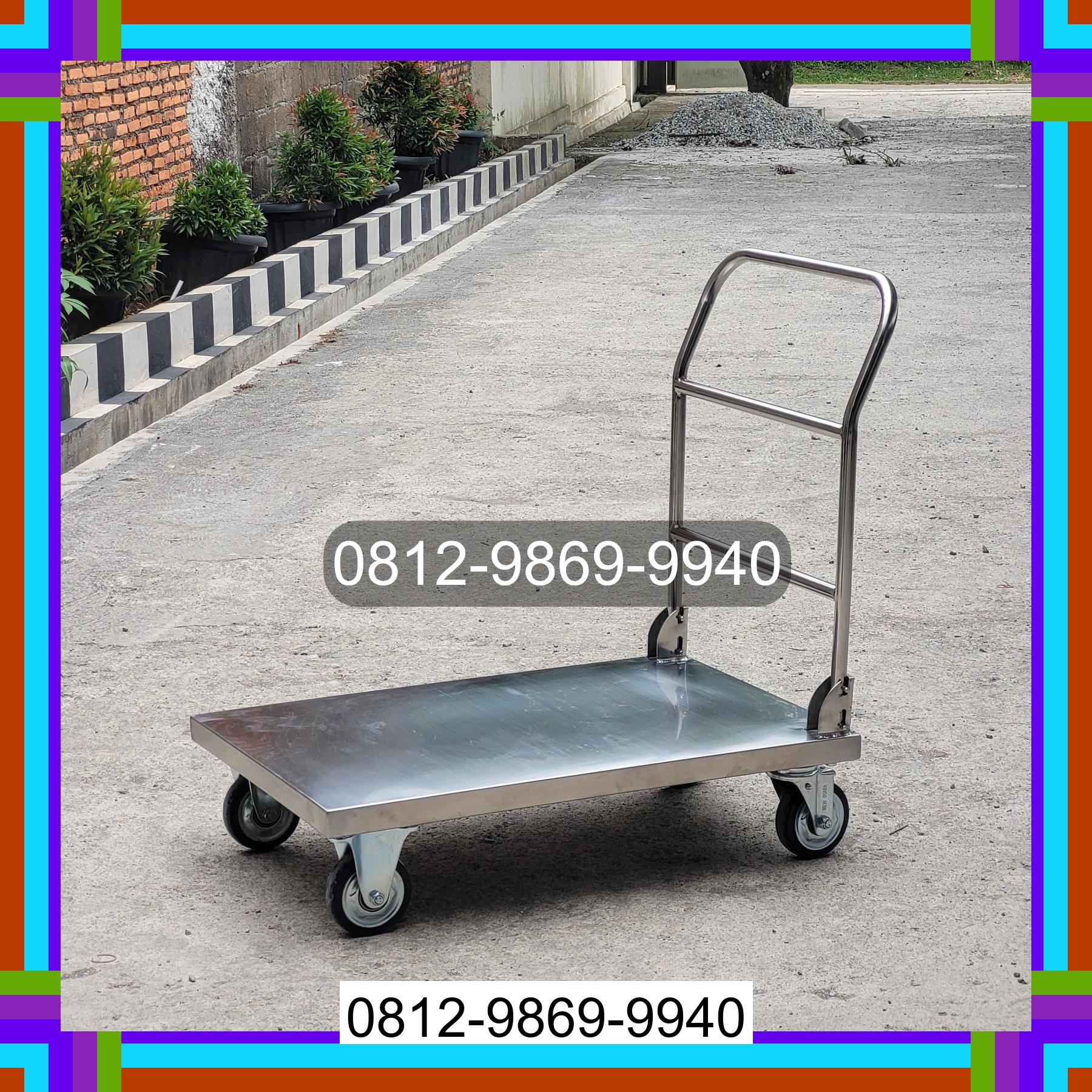 0812-9869-9940 Eksklusif, Jual Handtruck Hand Truck 500 kgg & 300 kg | Troli Barang | Troli lipat | Troli angkut Nassau
