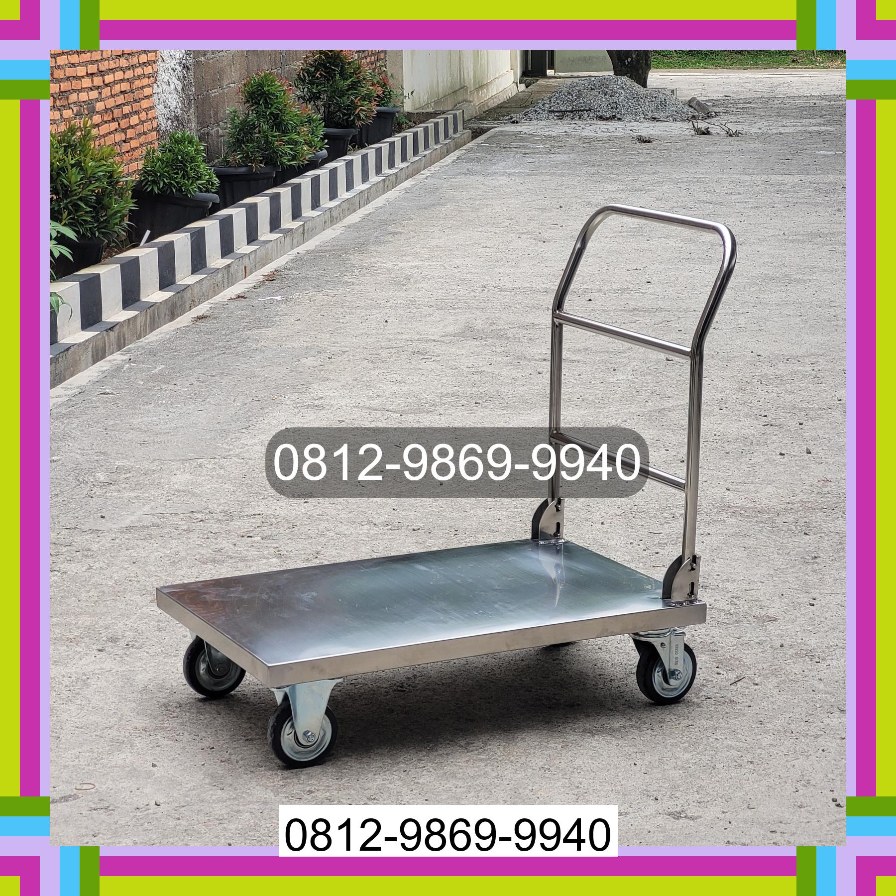 0812-9869-9940 Eksklusif, Jual Handtruck Hand Truck 500 kgg & 300 kg | Troli Barang | Troli lipat | Troli angkut Panai Hulu