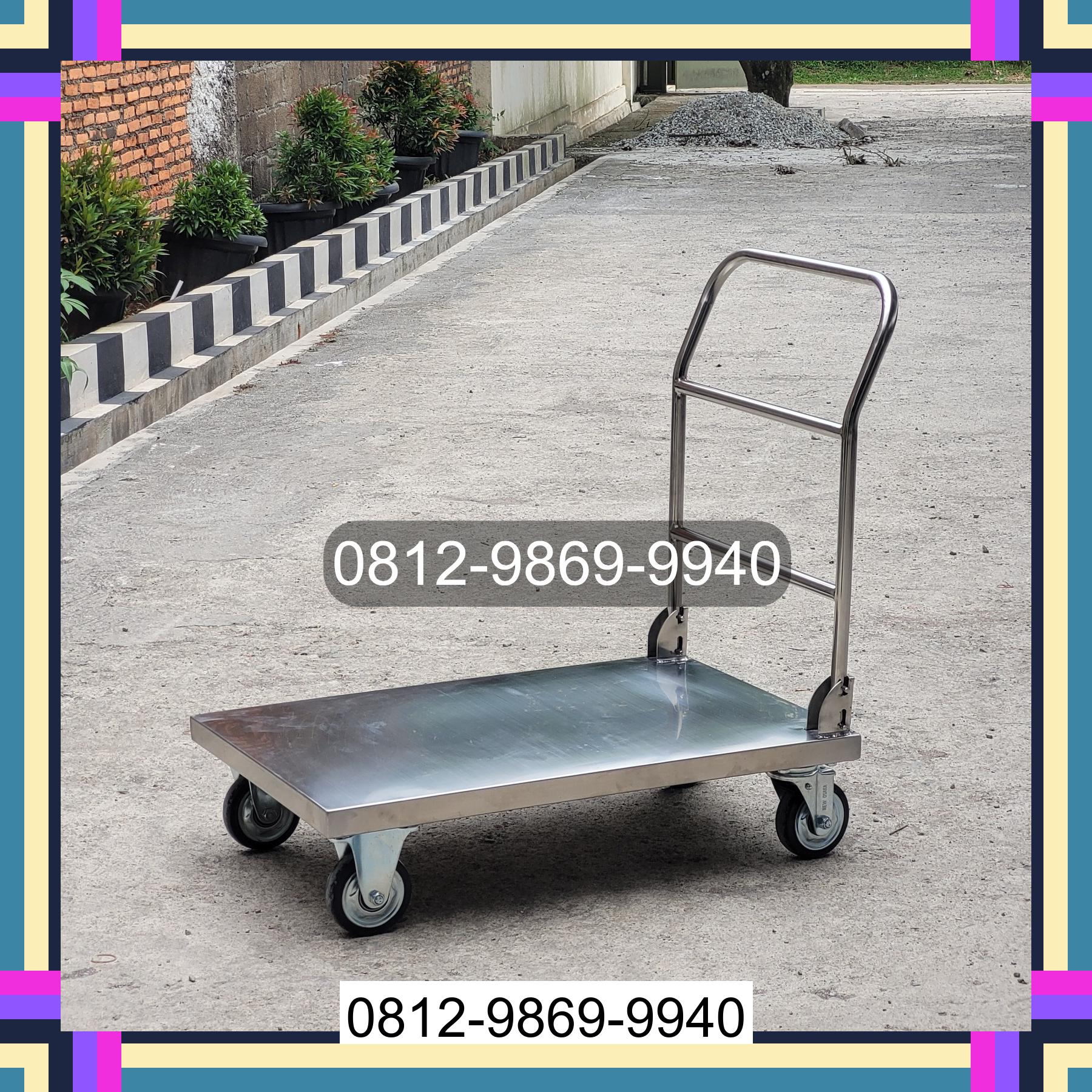 0812-9869-9940 Eksklusif, Jual Handtruck Hand Truck 500 kgg & 300 kg | Troli Barang | Troli lipat | Troli angkut Pangururan