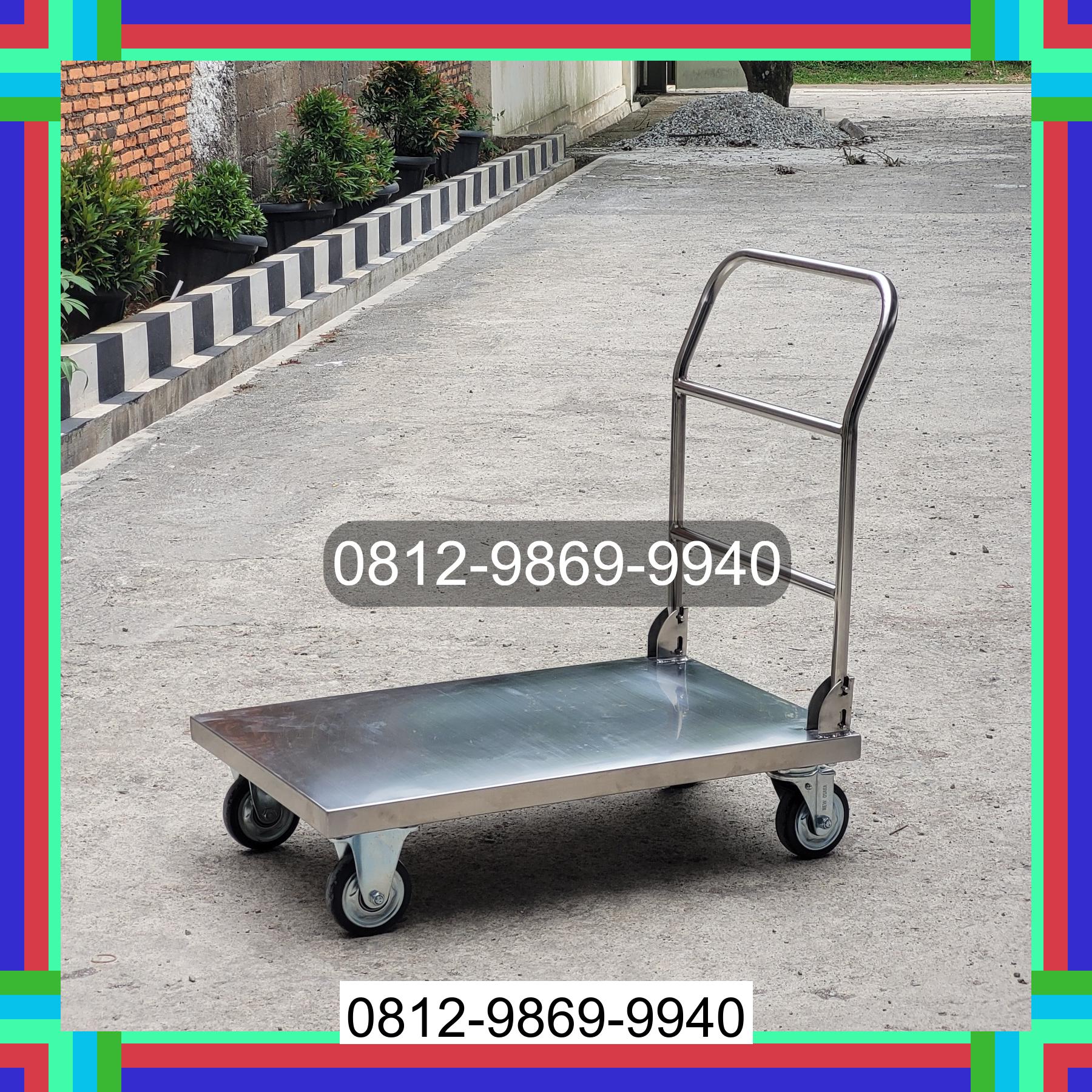 0812-9869-9940 Eksklusif, Jual Handtruck Hand Truck 500 kgg & 300 kg | Troli Barang | Troli lipat | Troli angkut Pante Bidari