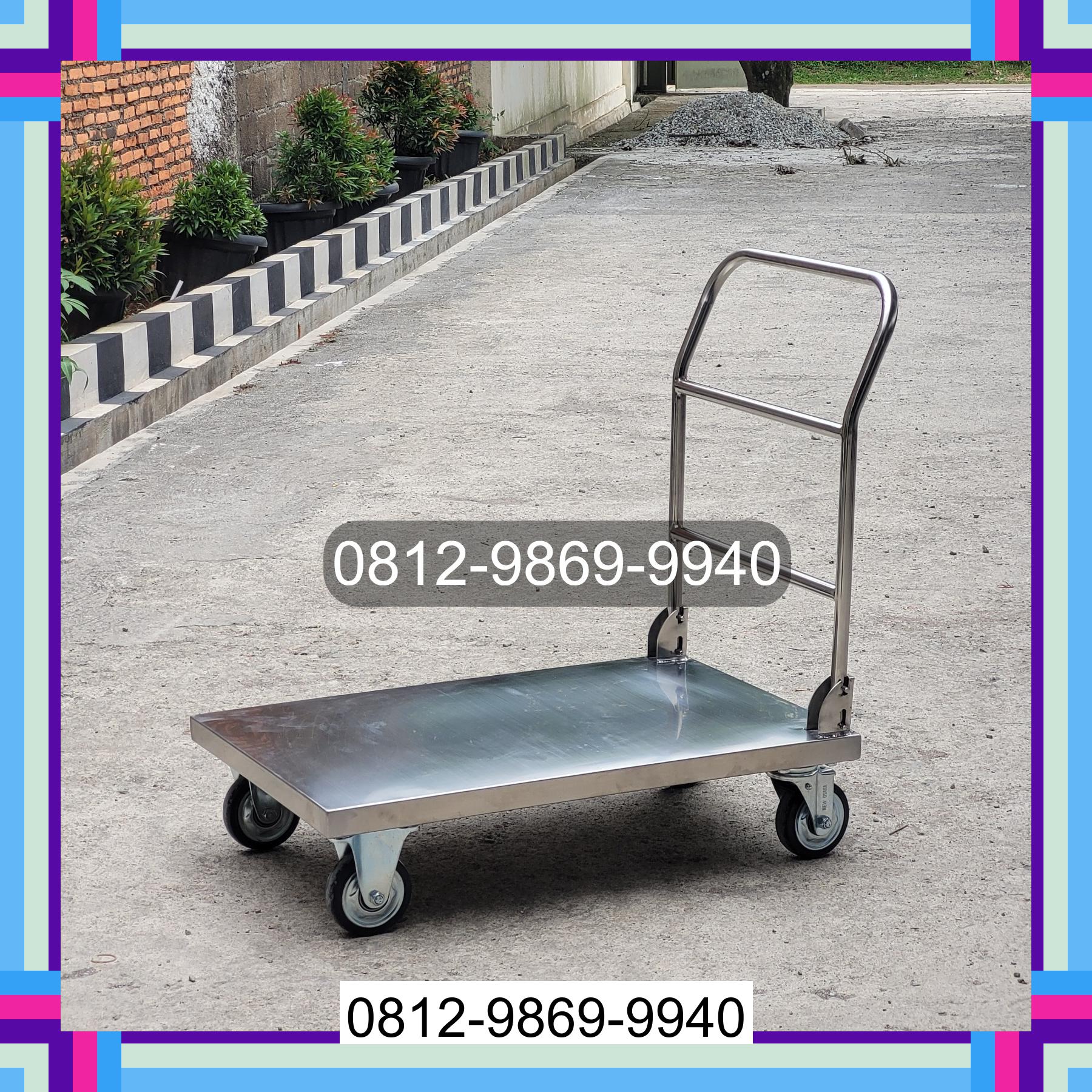 0812-9869-9940 Eksklusif, Jual Handtruck Hand Truck 500 kgg & 300 kg | Troli Barang | Troli lipat | Troli angkut Pegagan Hilir