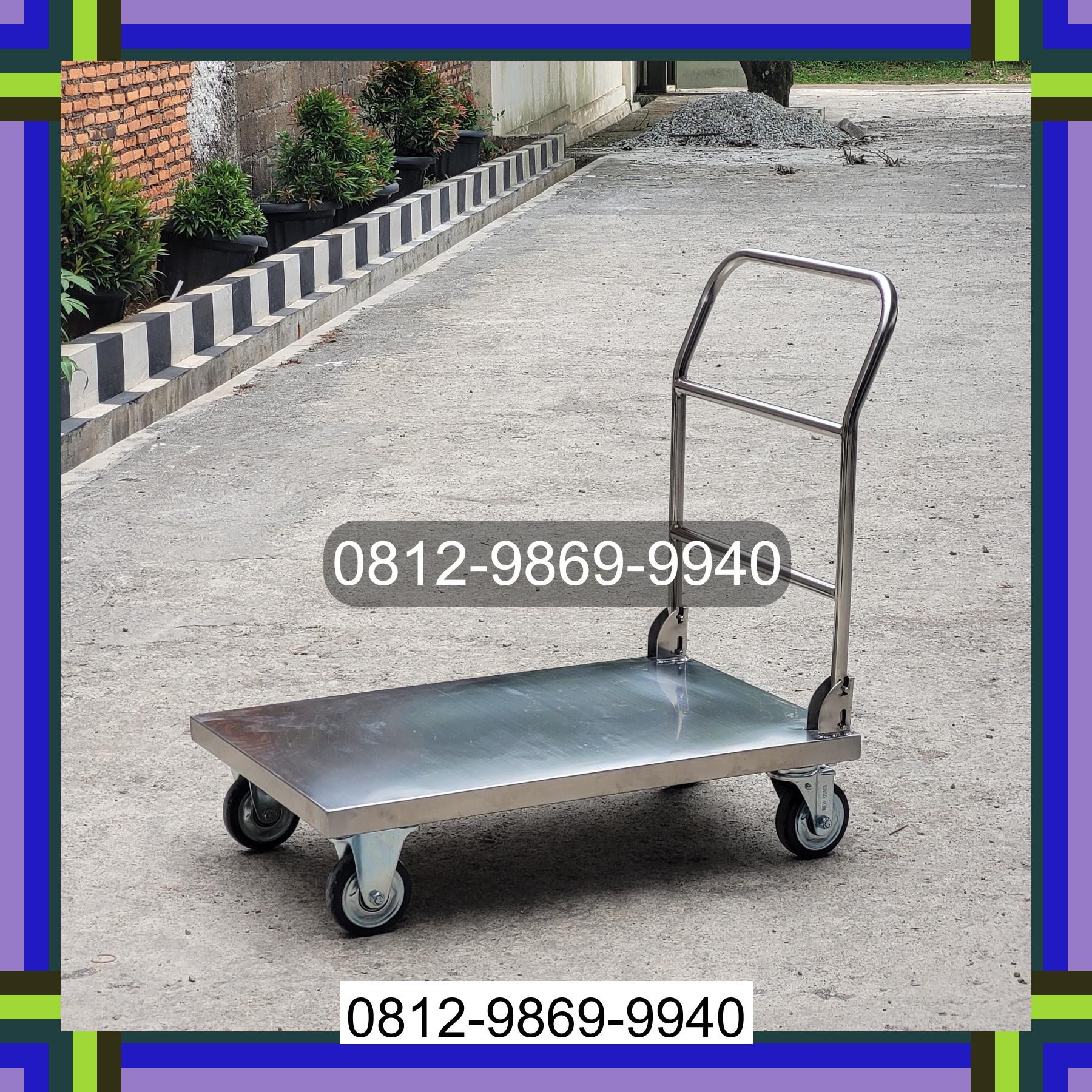 0812-9869-9940 Eksklusif, Jual Handtruck Hand Truck 500 kgg & 300 kg | Troli Barang | Troli lipat | Troli angkut Pemulutan Selatan