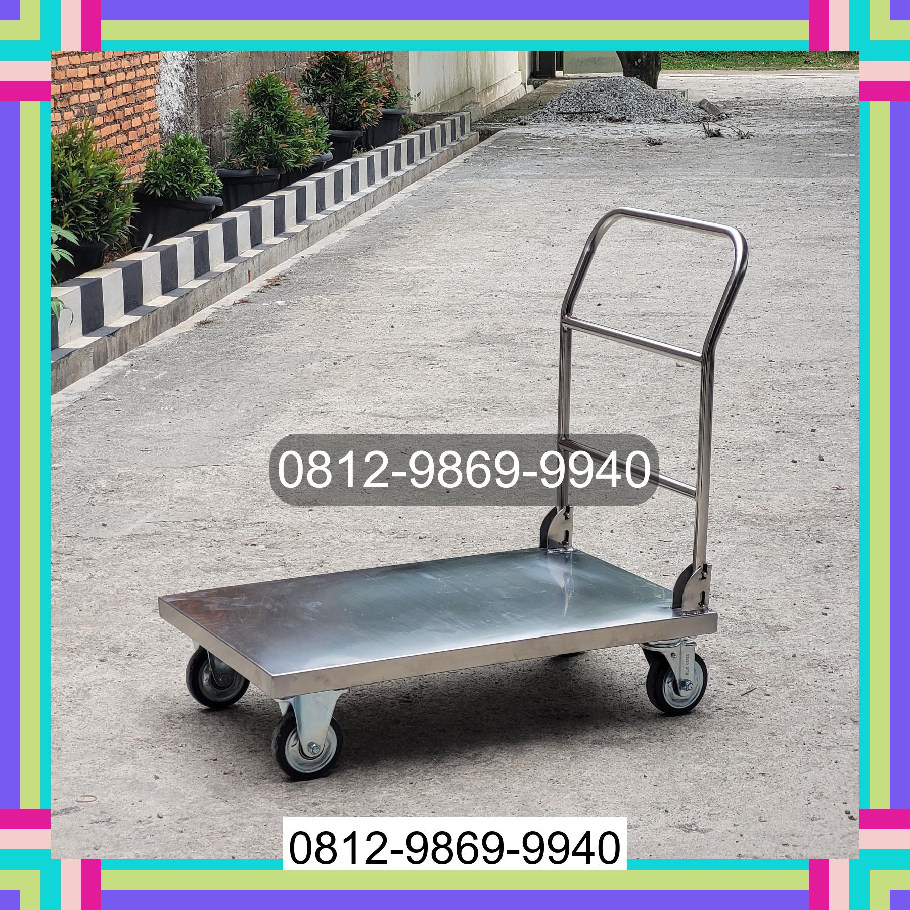 0812-9869-9940 Eksklusif, Jual Handtruck Hand Truck 500 kgg & 300 kg | Troli Barang | Troli lipat | Troli angkut Penukal Utara