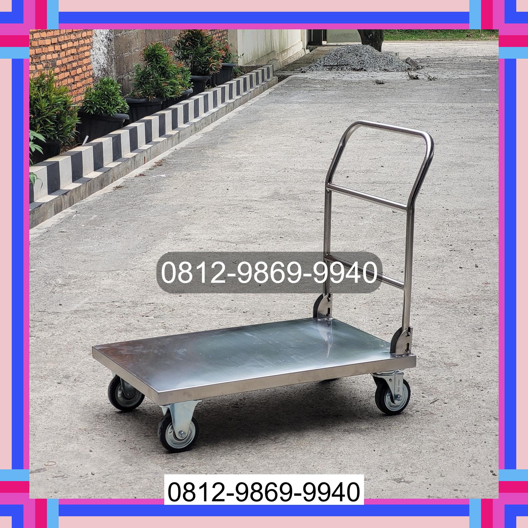 0812-9869-9940 Eksklusif, Jual Handtruck Hand Truck 500 kgg & 300 kg | Troli Barang | Troli lipat | Troli angkut Pidie