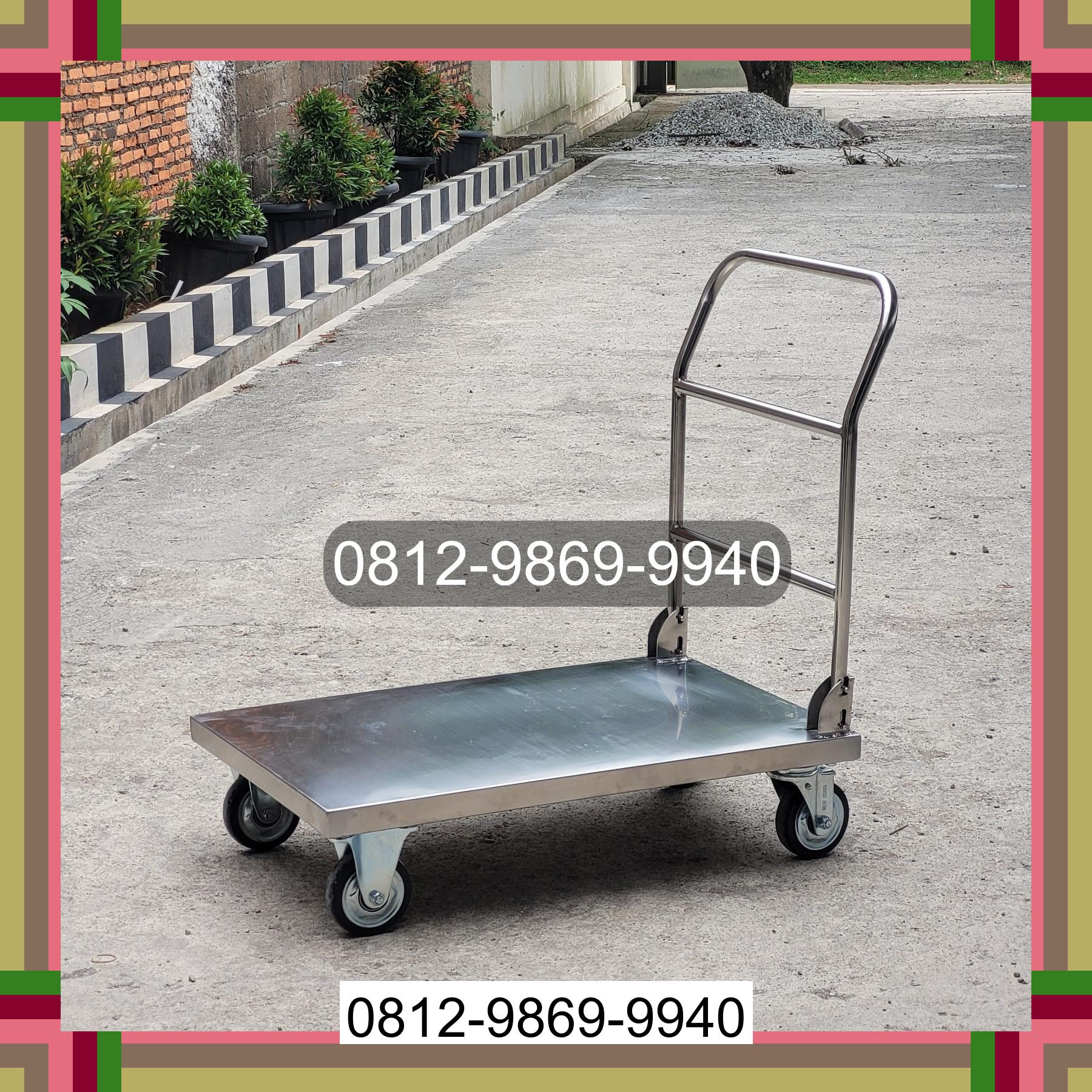 0812-9869-9940 Eksklusif, Jual Handtruck Hand Truck 500 kgg & 300 kg | Troli Barang | Troli lipat | Troli angkut Rejang Lebong