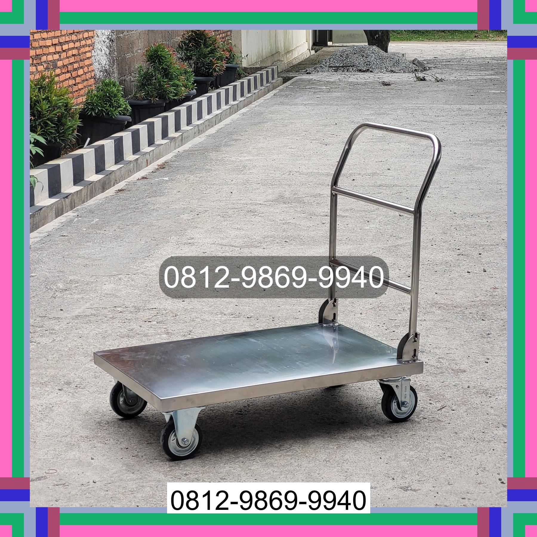 0812-9869-9940 Eksklusif, Jual Handtruck Hand Truck 500 kgg & 300 kg | Troli Barang | Troli lipat | Troli angkut Rote Selatan