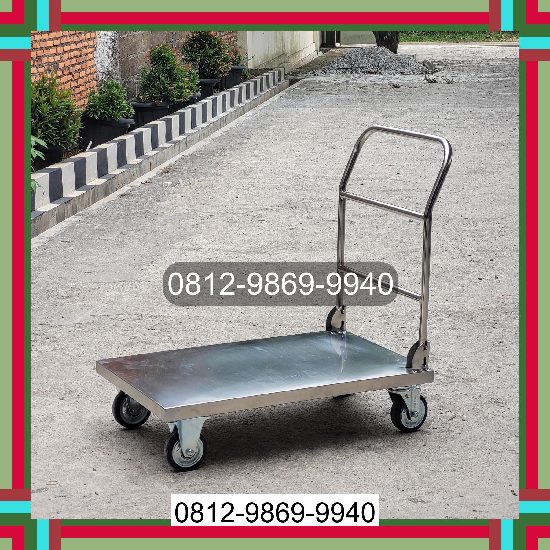 0812-9869-9940 Eksklusif, Jual Handtruck Hand Truck 500 kgg & 300 kg | Troli Barang | Troli lipat | Troli angkut Sayur Matinggi