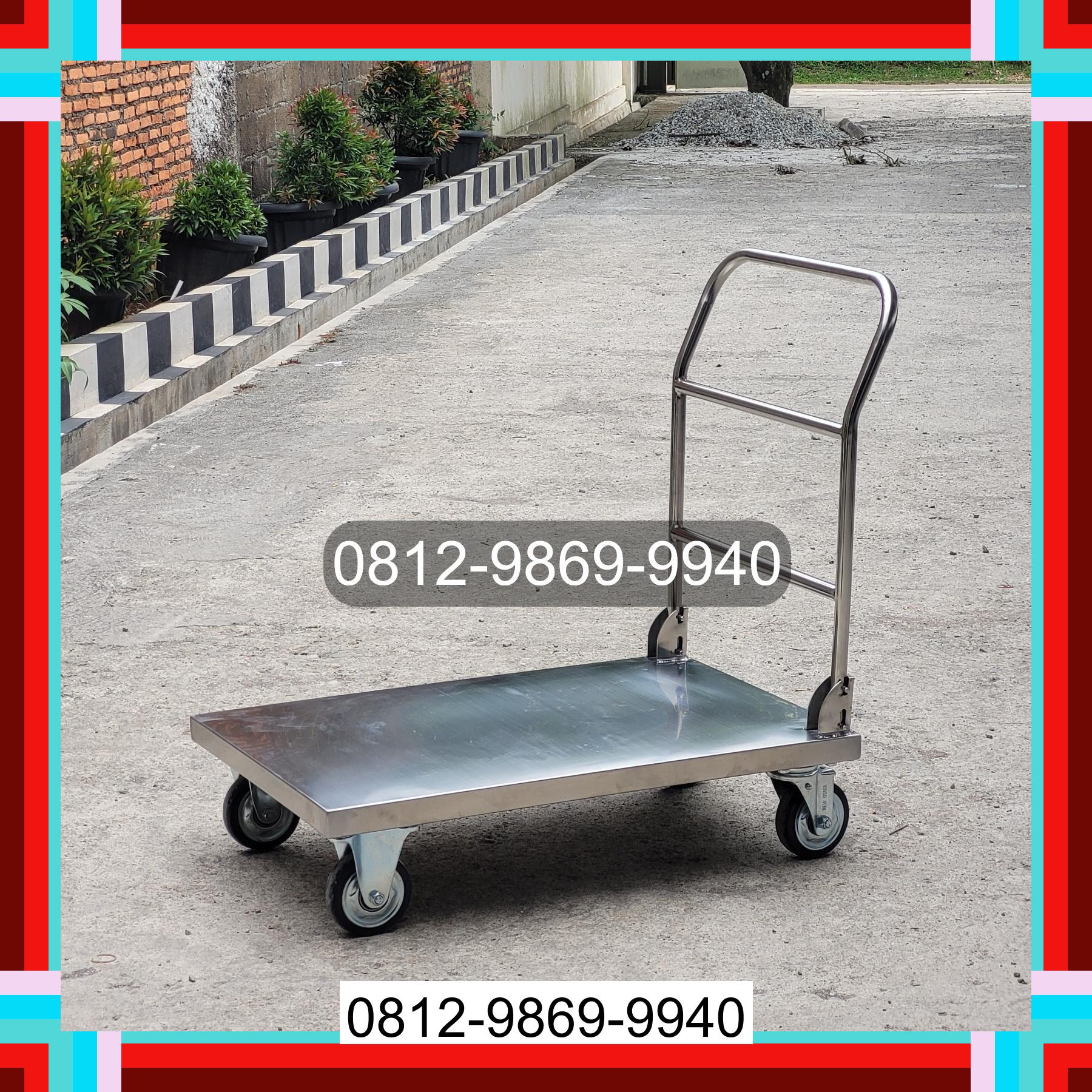 0812-9869-9940 Eksklusif, Jual Handtruck Hand Truck 500 kgg & 300 kg | Troli Barang | Troli lipat | Troli angkut Siantar