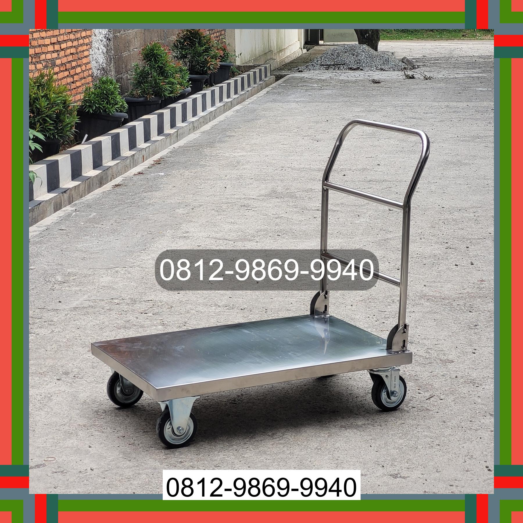 0812-9869-9940 Eksklusif, Jual Handtruck Hand Truck 500 kgg & 300 kg | Troli Barang | Troli lipat | Troli angkut Siantar Barat