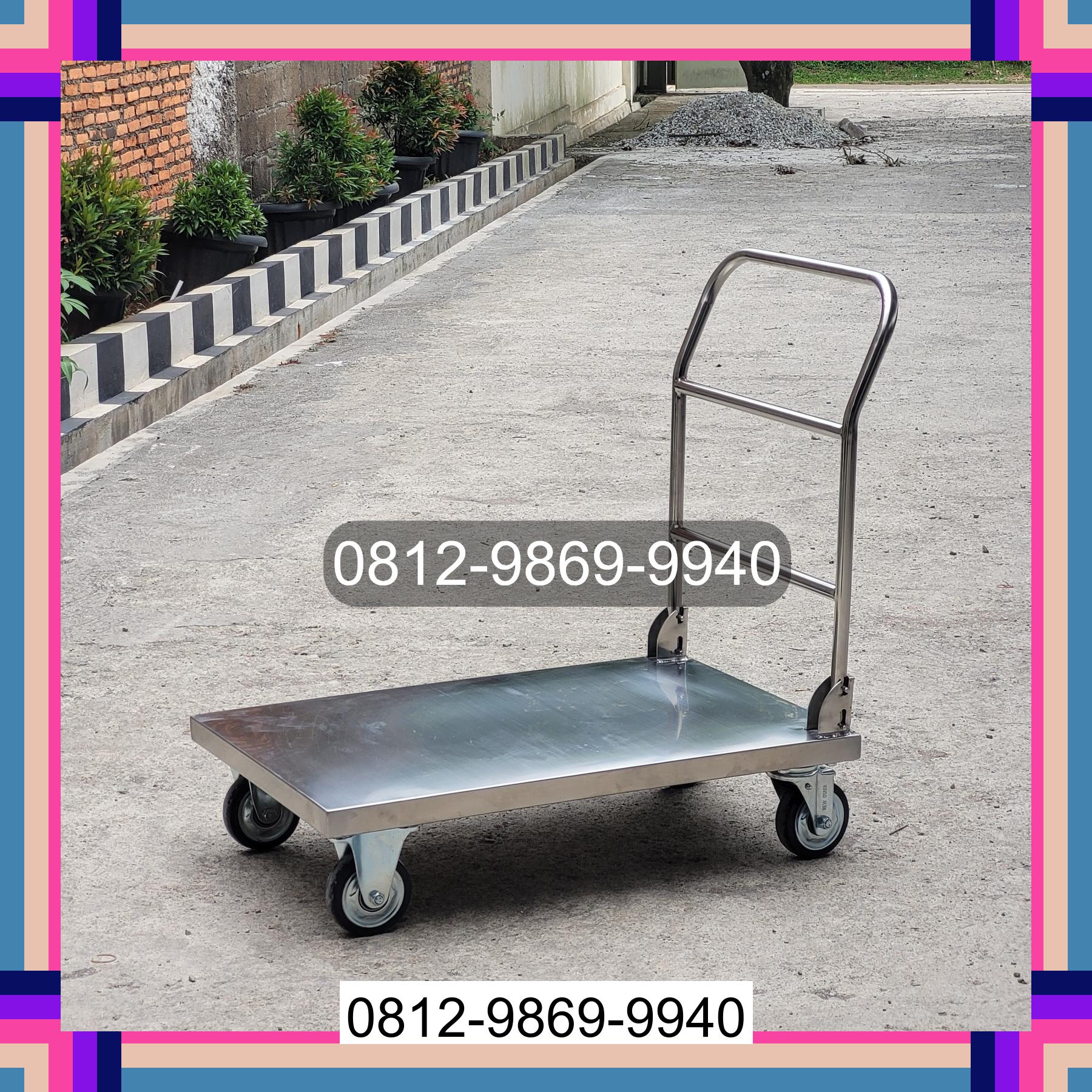 0812-9869-9940 Eksklusif, Jual Handtruck Hand Truck 500 kgg & 300 kg | Troli Barang | Troli lipat | Troli angkut Siberut Barat
