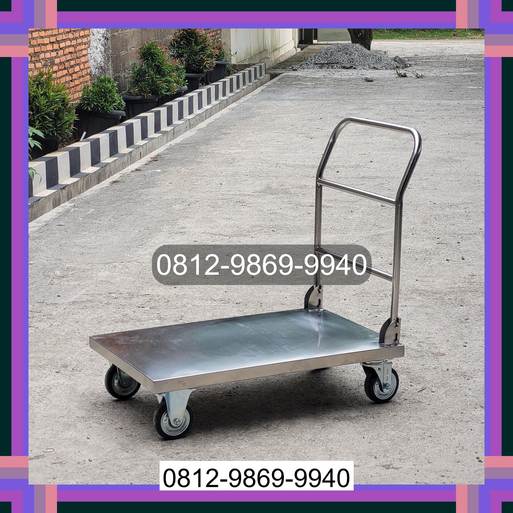 0812-9869-9940 Eksklusif, Jual Handtruck Hand Truck 500 kgg & 300 kg | Troli Barang | Troli lipat | Troli angkut Sidamanik
