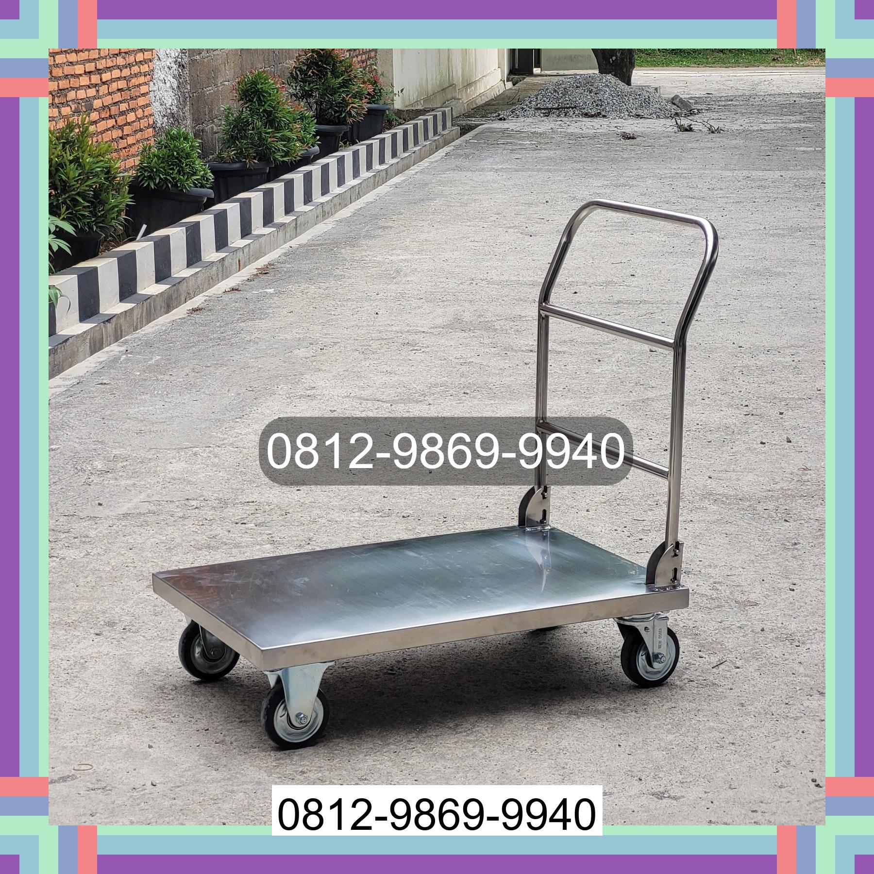 0812-9869-9940 Eksklusif, Jual Handtruck Hand Truck 500 kgg & 300 kg | Troli Barang | Troli lipat | Troli angkut Silau Kahean