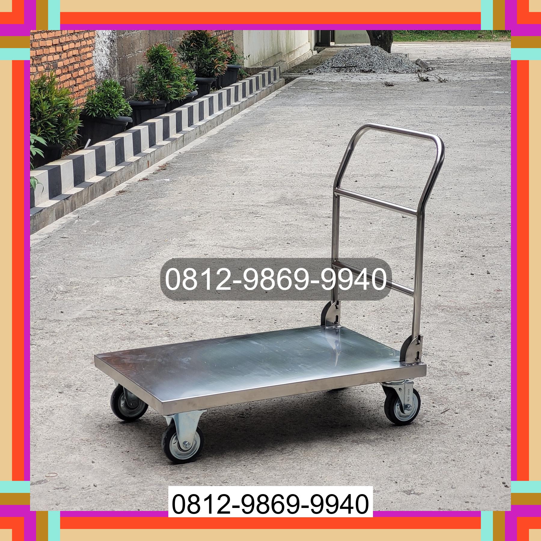 0812-9869-9940 Eksklusif, Jual Handtruck Hand Truck 500 kgg & 300 kg | Troli Barang | Troli lipat | Troli angkut Sinembah Tanjung Muda Hulu