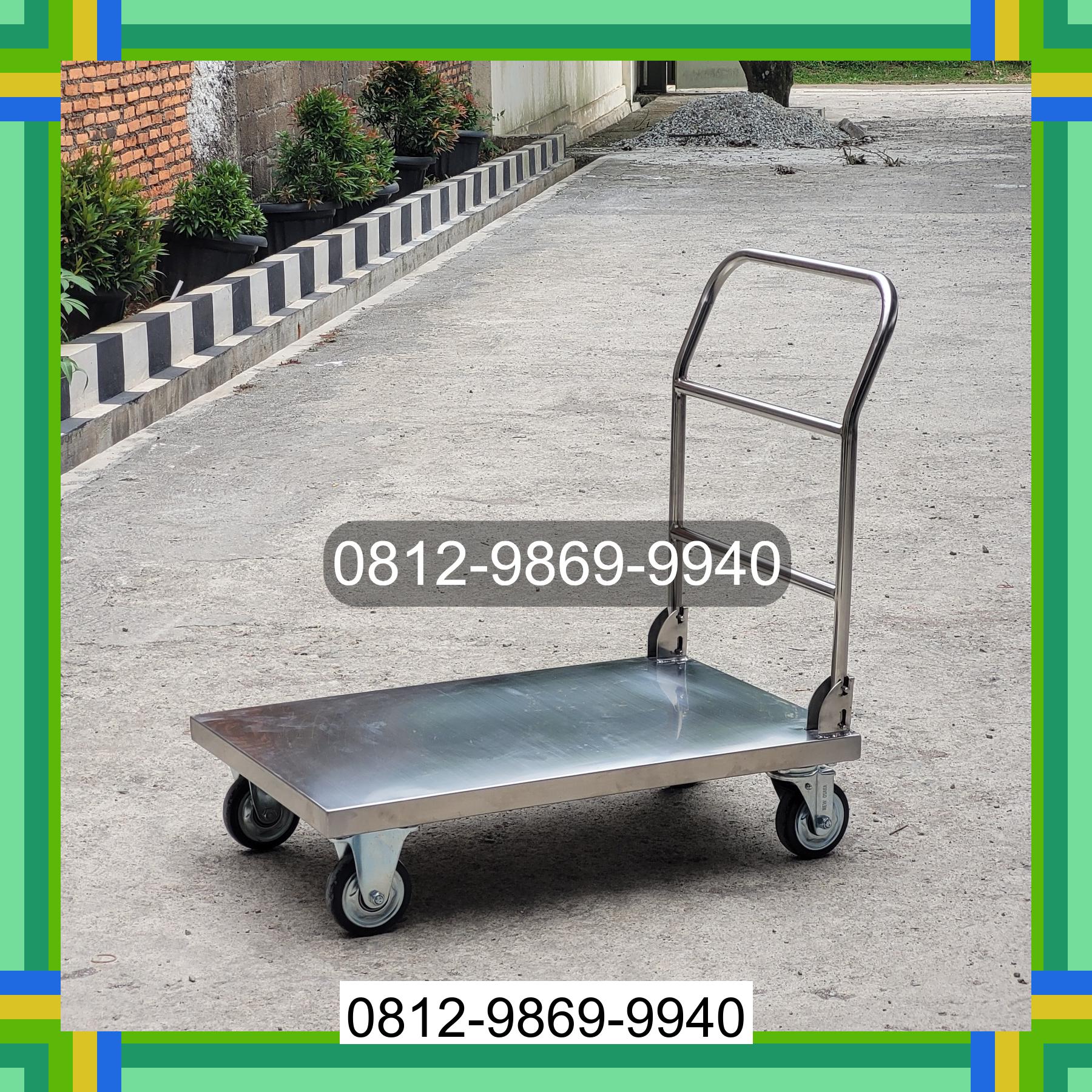0812-9869-9940 Eksklusif, Jual Handtruck Hand Truck 500 kgg & 300 kg | Troli Barang | Troli lipat | Troli angkut Sirombu