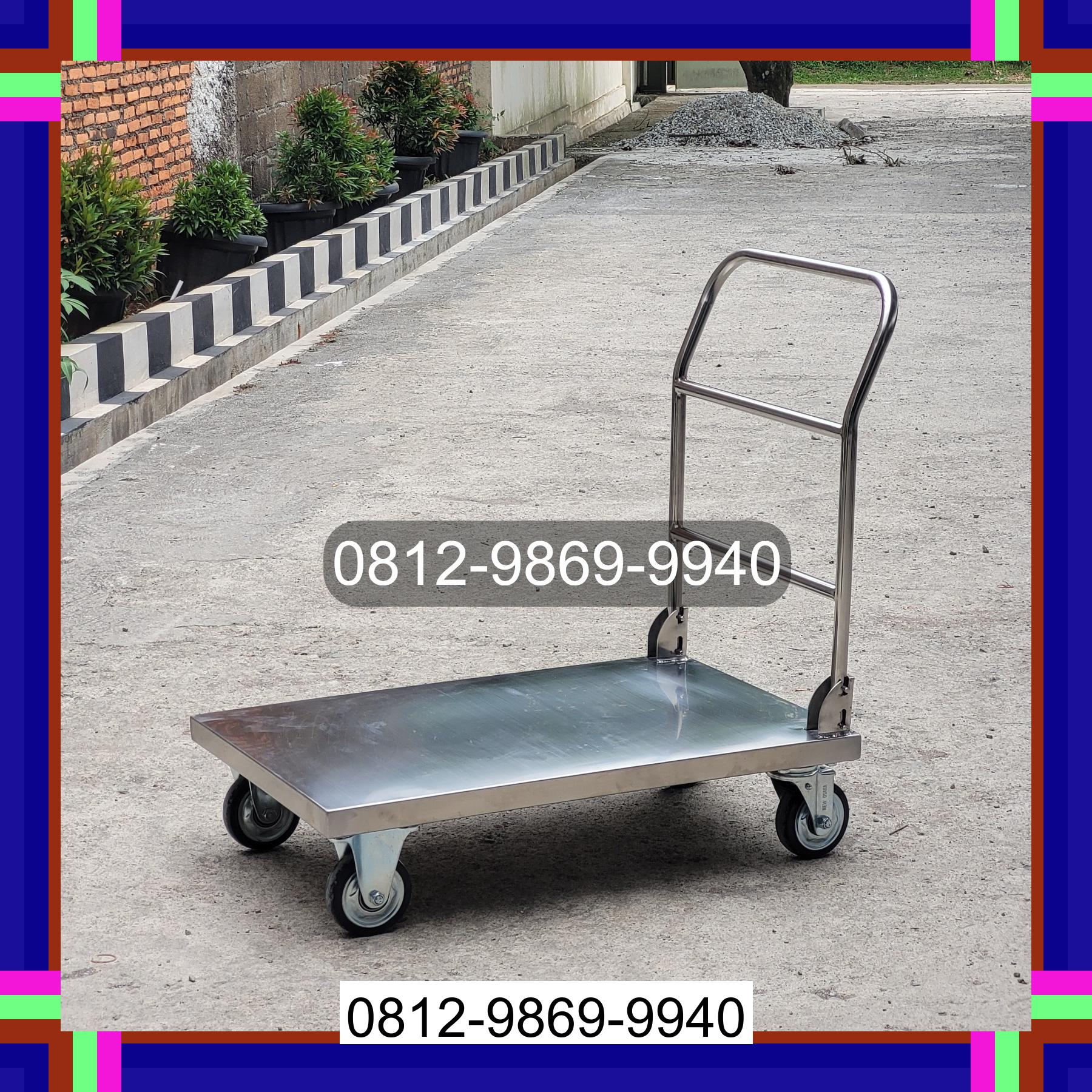 0812-9869-9940 Eksklusif, Jual Handtruck Hand Truck 500 kgg & 300 kg | Troli Barang | Troli lipat | Troli angkut Sitellu Tali Urang Julu