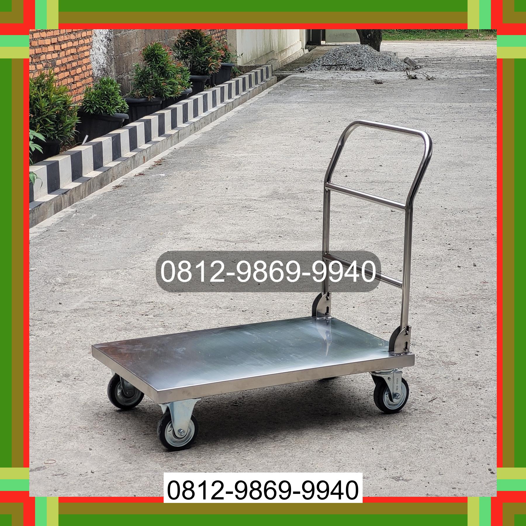 0812-9869-9940 Eksklusif, Jual Handtruck Hand Truck 500 kgg & 300 kg | Troli Barang | Troli lipat | Troli angkut Sumbawa