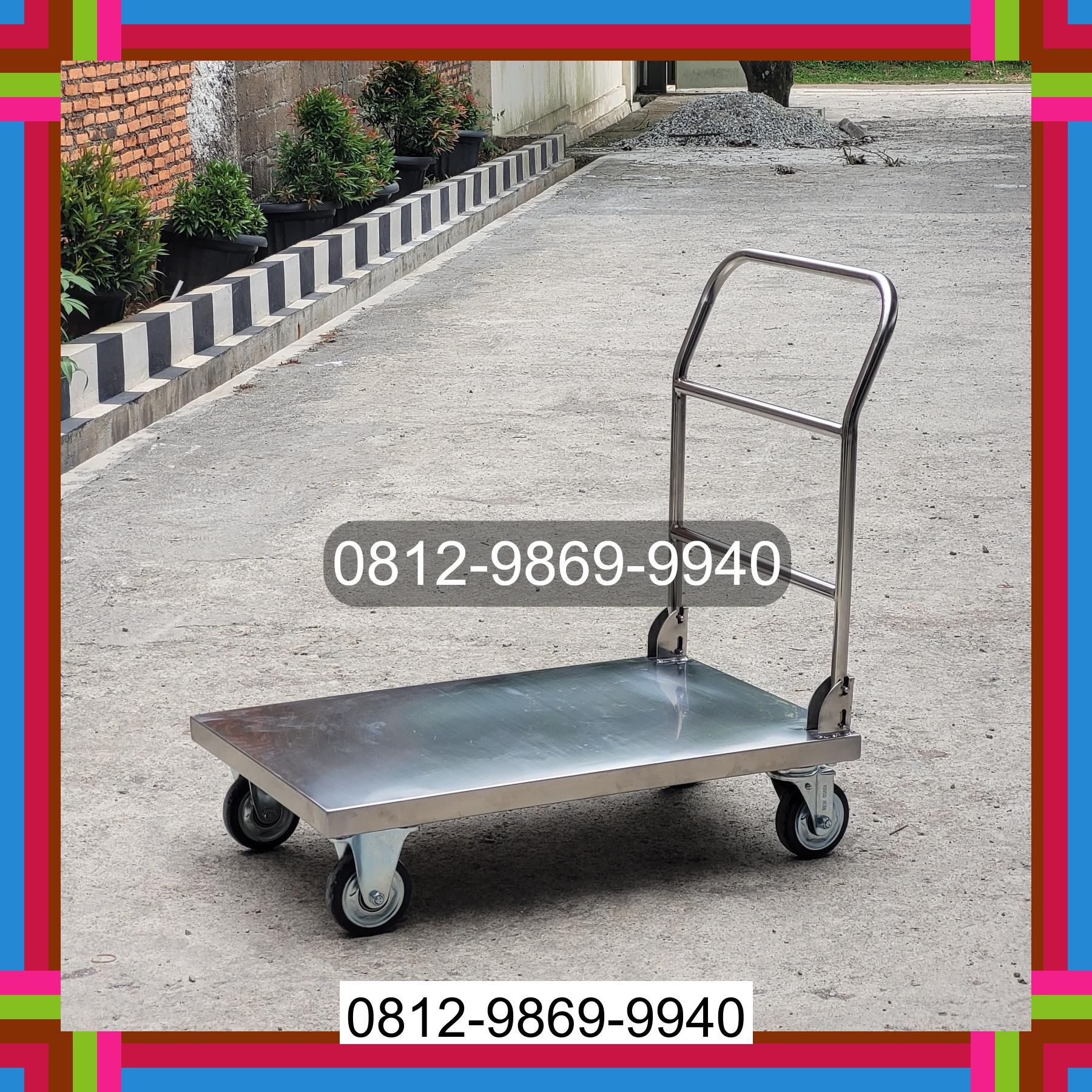 0812-9869-9940 Eksklusif, Jual Handtruck Hand Truck 500 kgg & 300 kg | Troli Barang | Troli lipat | Troli angkut Sumbawa Barat