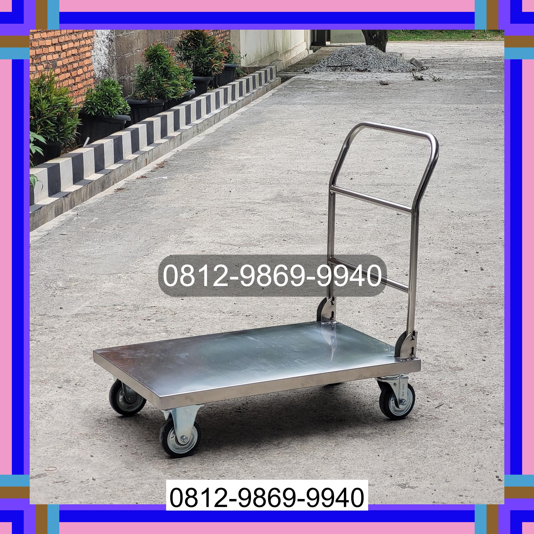 0812-9869-9940 Eksklusif, Jual Handtruck Hand Truck 500 kgg & 300 kg | Troli Barang | Troli lipat | Troli angkut Sumber Harta