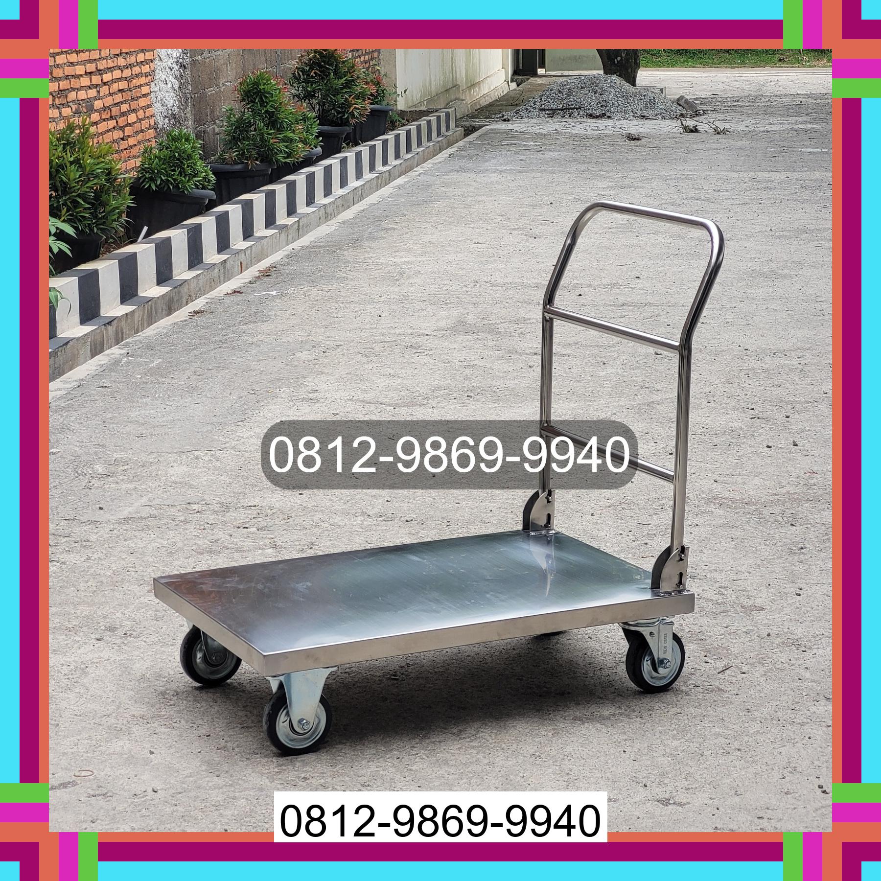 0812-9869-9940 Eksklusif, Jual Handtruck Hand Truck 500 kgg & 300 kg | Troli Barang | Troli lipat | Troli angkut Sumenep