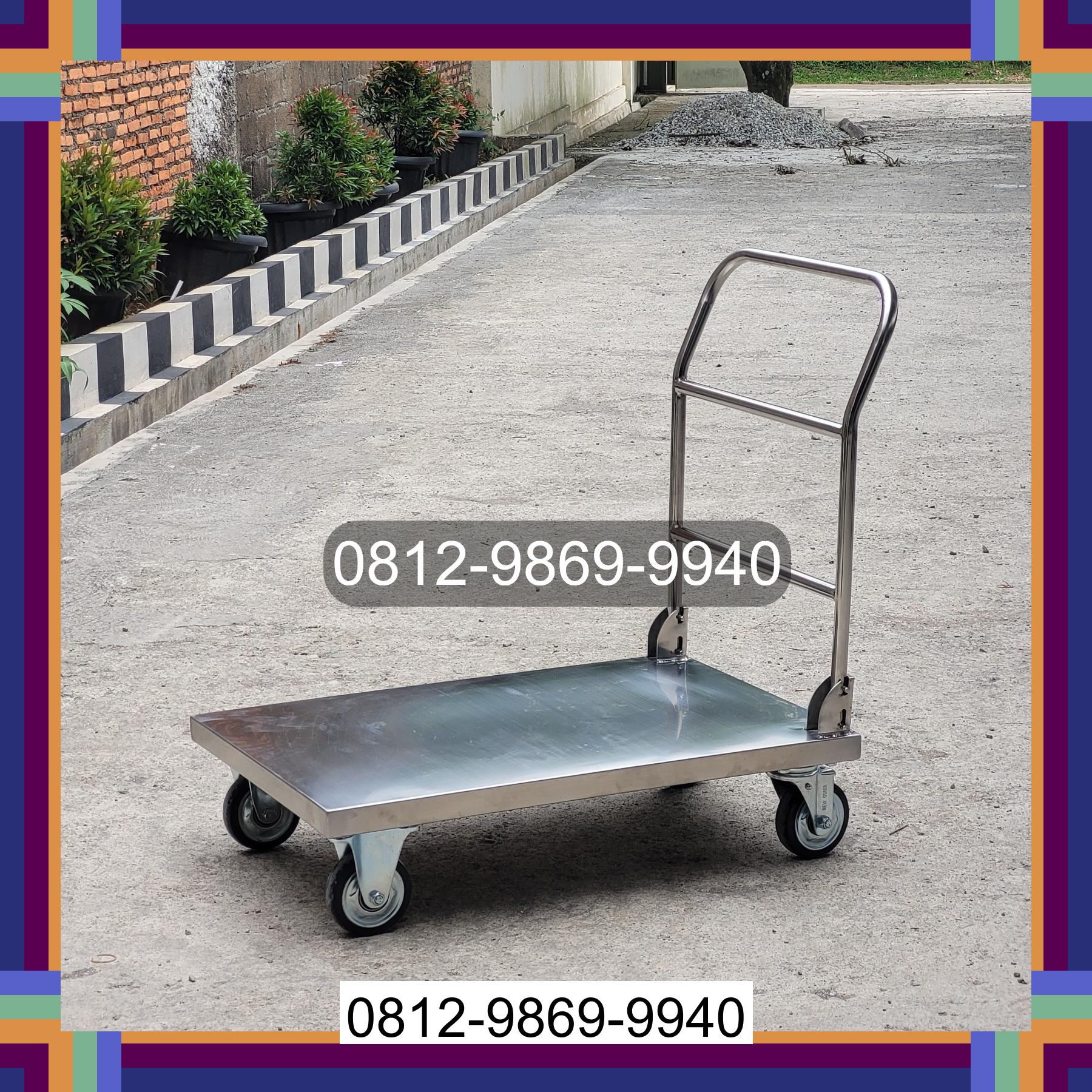 0812-9869-9940 Eksklusif, Jual Handtruck Hand Truck 500 kgg & 300 kg | Troli Barang | Troli lipat | Troli angkut Sungai Penuh