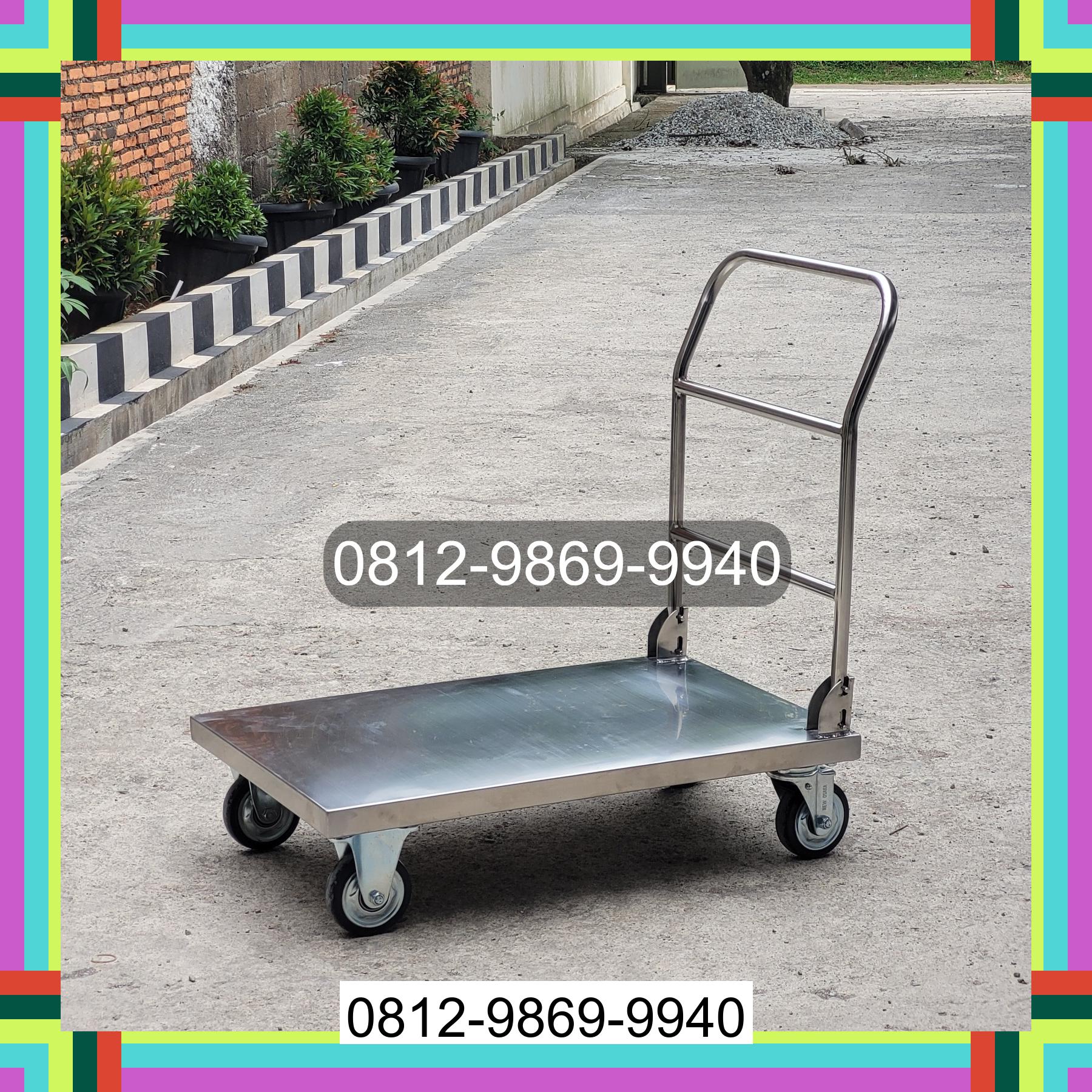 0812-9869-9940 Eksklusif, Jual Handtruck Hand Truck 500 kgg & 300 kg | Troli Barang | Troli lipat | Troli angkut Sunggal